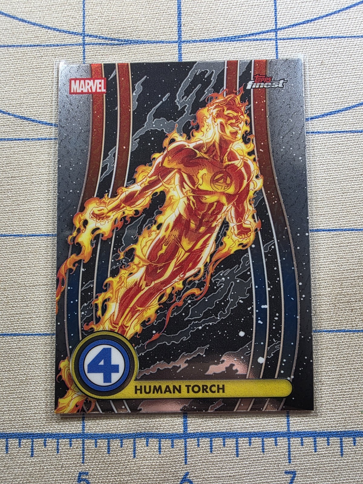 2026 Topps Finest Marvel Fantastic Four - Human Torch #003 - Regular Base