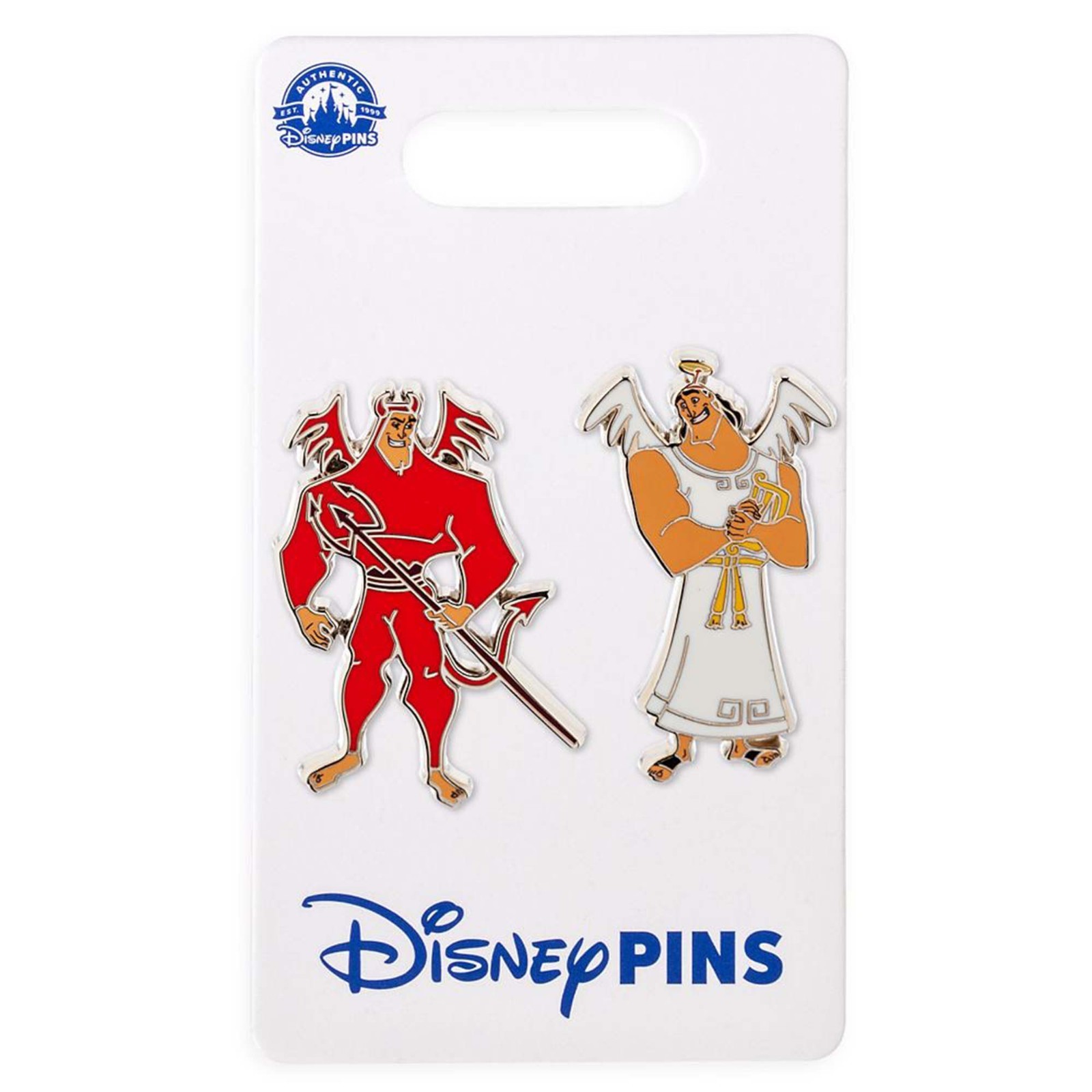 Disney The Emperor\'s New Groove Kronk Shoulder Angel and Devil Pin Set