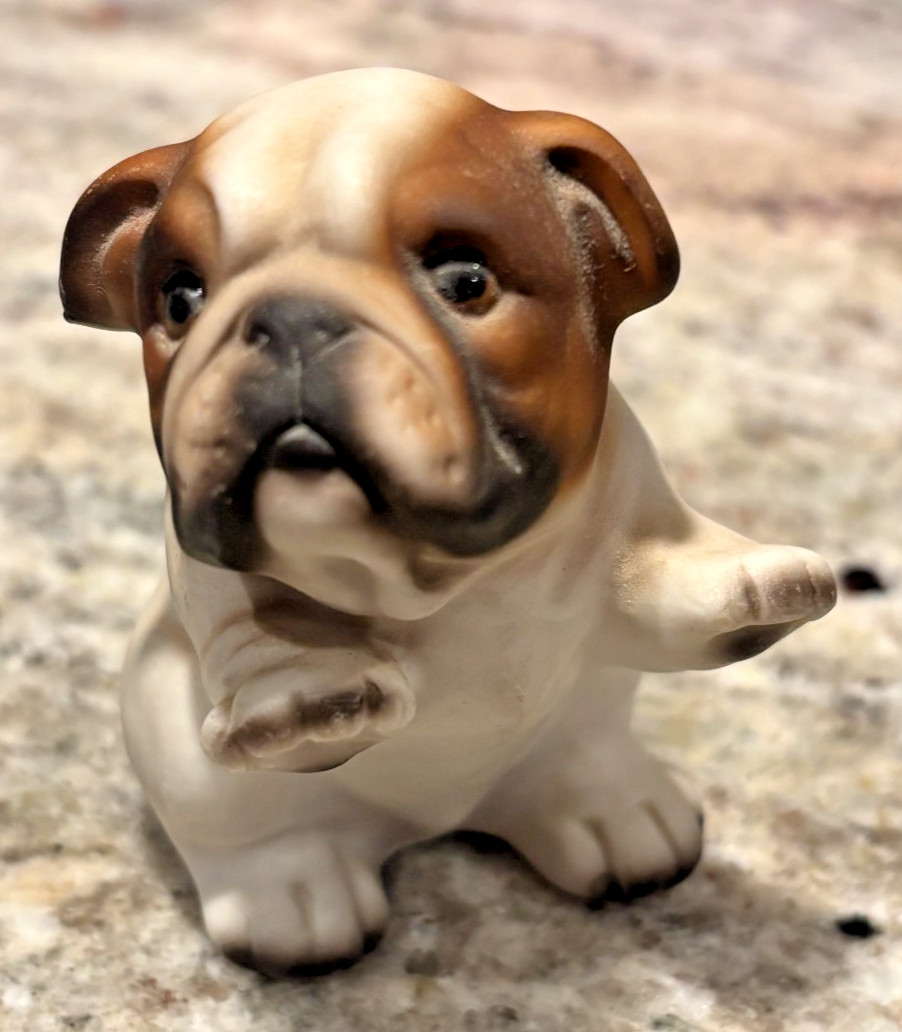 Vintage House of Global Art Bulldog Two Paws Figure Japan 2.5\