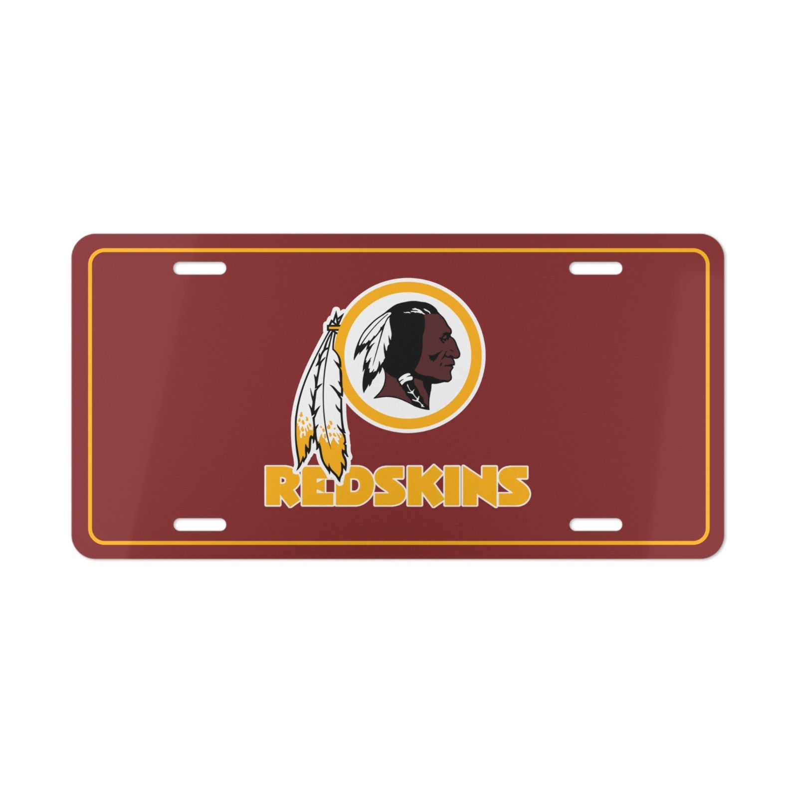 Washington Redskins Vanity License Plate – NFL Team Car Tag Gift Football Fans