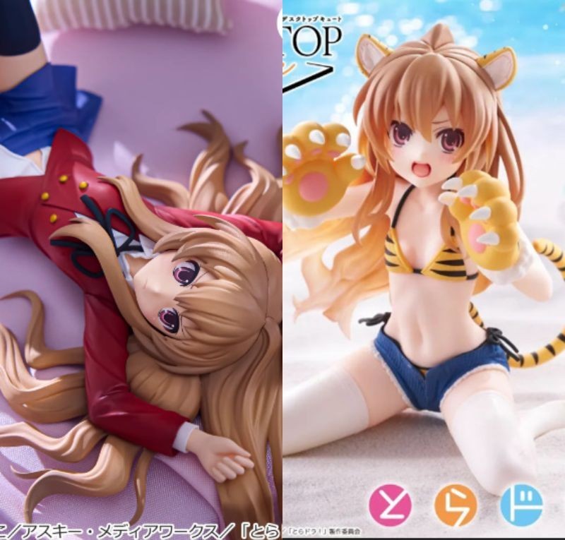 Toradora Taiga Aisaka Noodle Stopper Figure & Desktop Cute Figure Set