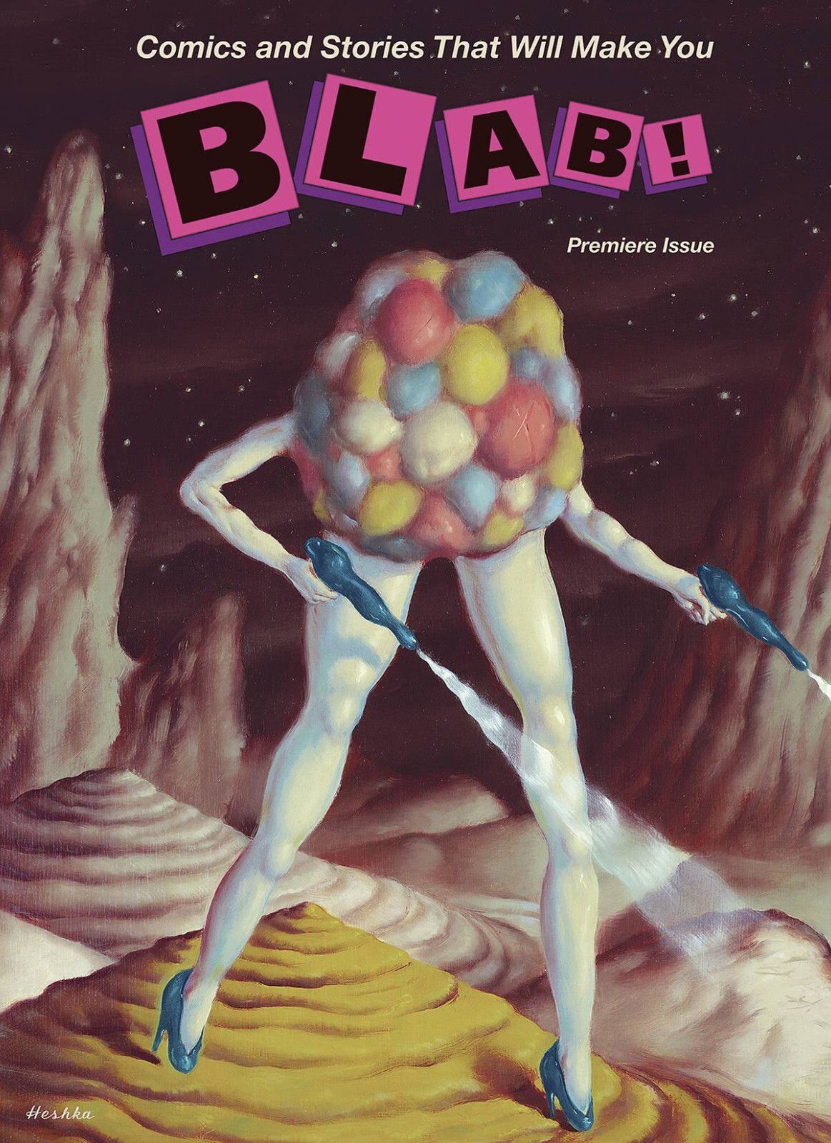 Blab Volume 1 Ryan Heshka Noah Van Sciver Sasha Velour Beauchamp Nosferatu NM