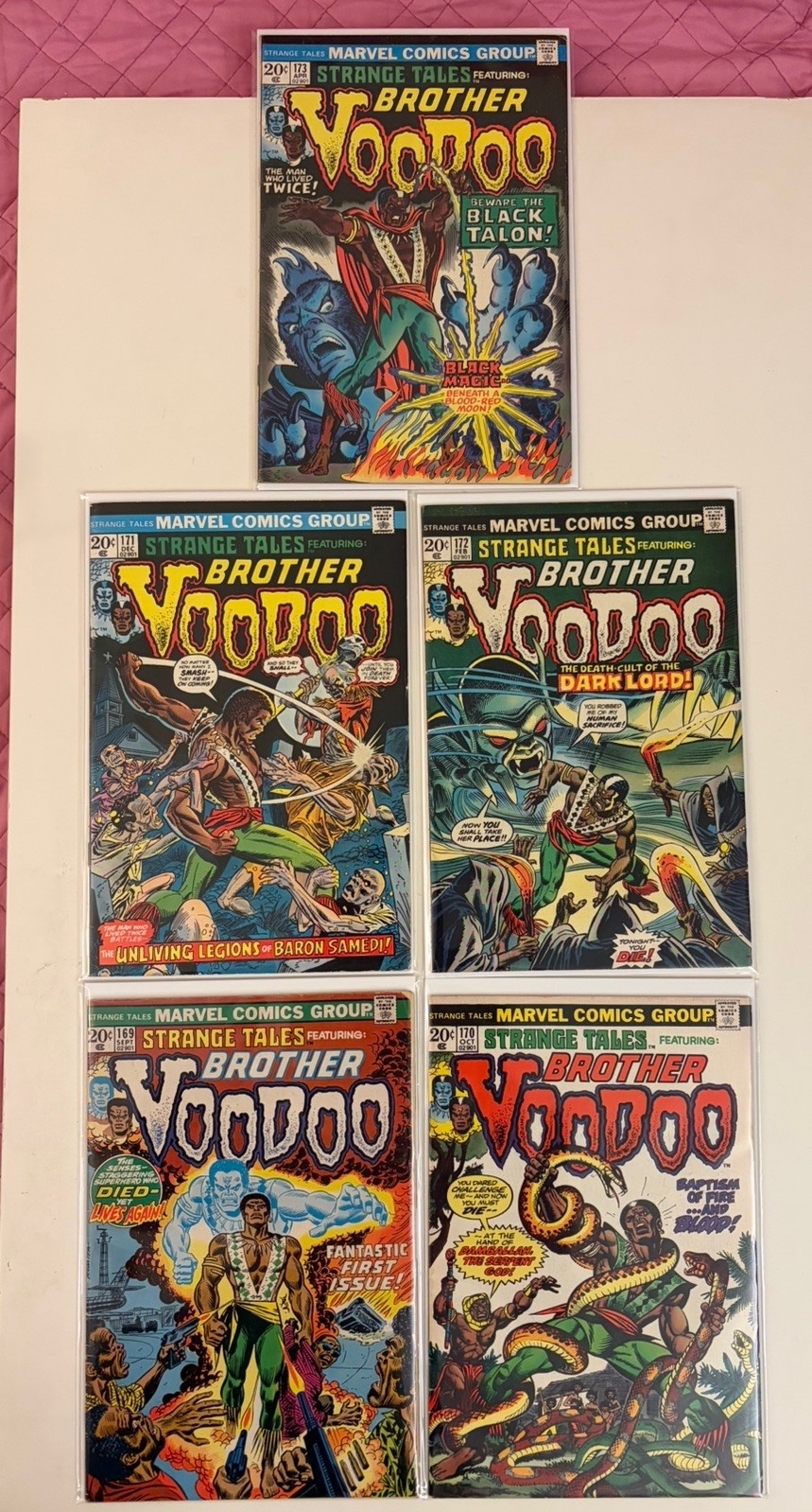 Marvel STRANGE TALES #169 170 171 172 173 (1st Comic Appearance BROTHER VOODOO)