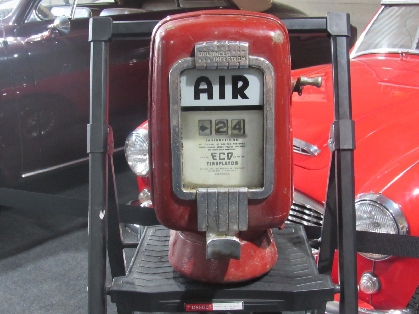 VTG Eco Air Meter Model 97 Tireflator Original Tire Gas Oil Mancave Shop Garage