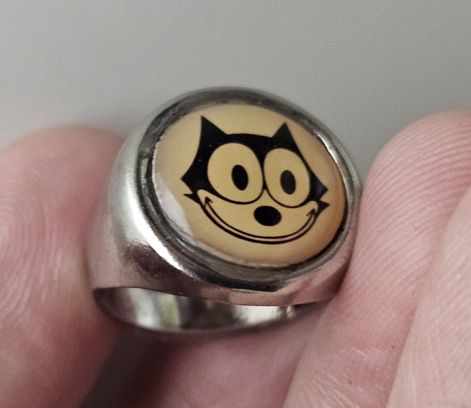 Vintage FELIX THE CAT Adjustable Ring Gumball Vend Bubble Machine Prize 1960’s