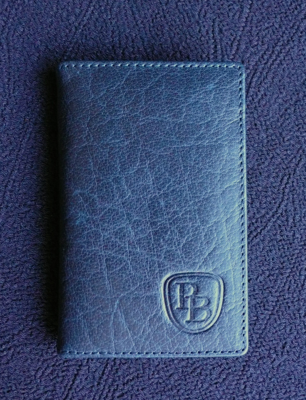 NEW Pebble Beach Concours Golf Links Club Leather Wallet by Osprey Indigo