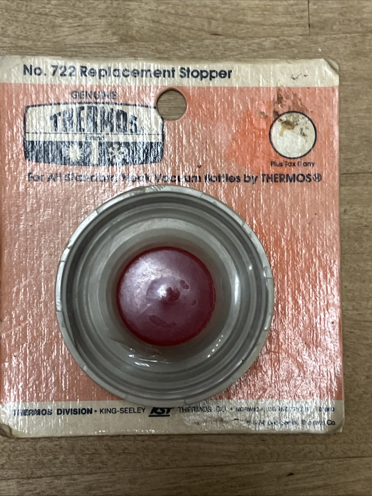 MIP Vintage Original Genuine Thermos Brand Replacement Stopper Number 722