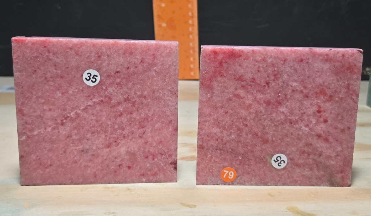 RARE RARE RARE SUPER HIGH QUALITY Thulite Slabs GORGEOUS Display pieces O79