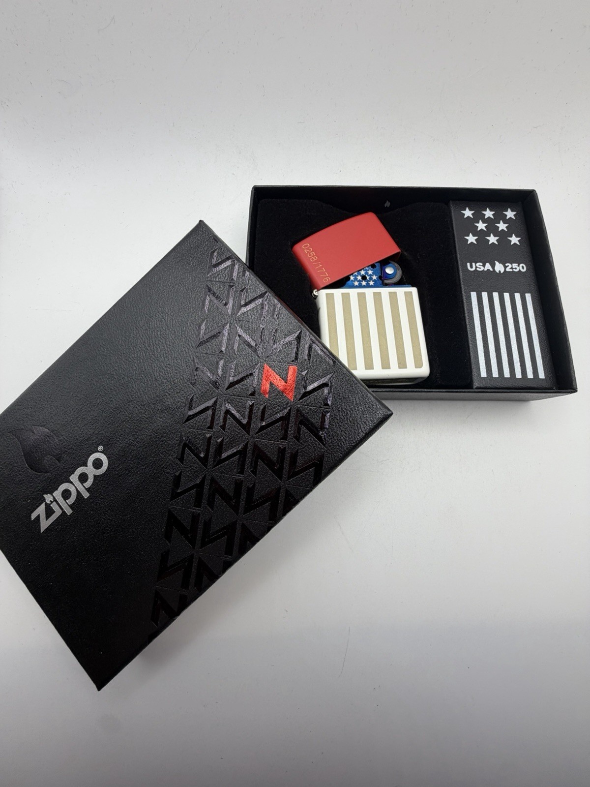 Limited Edition 250 Anniversary Zippo Lighter Collectible Only 1776 USA ***READ
