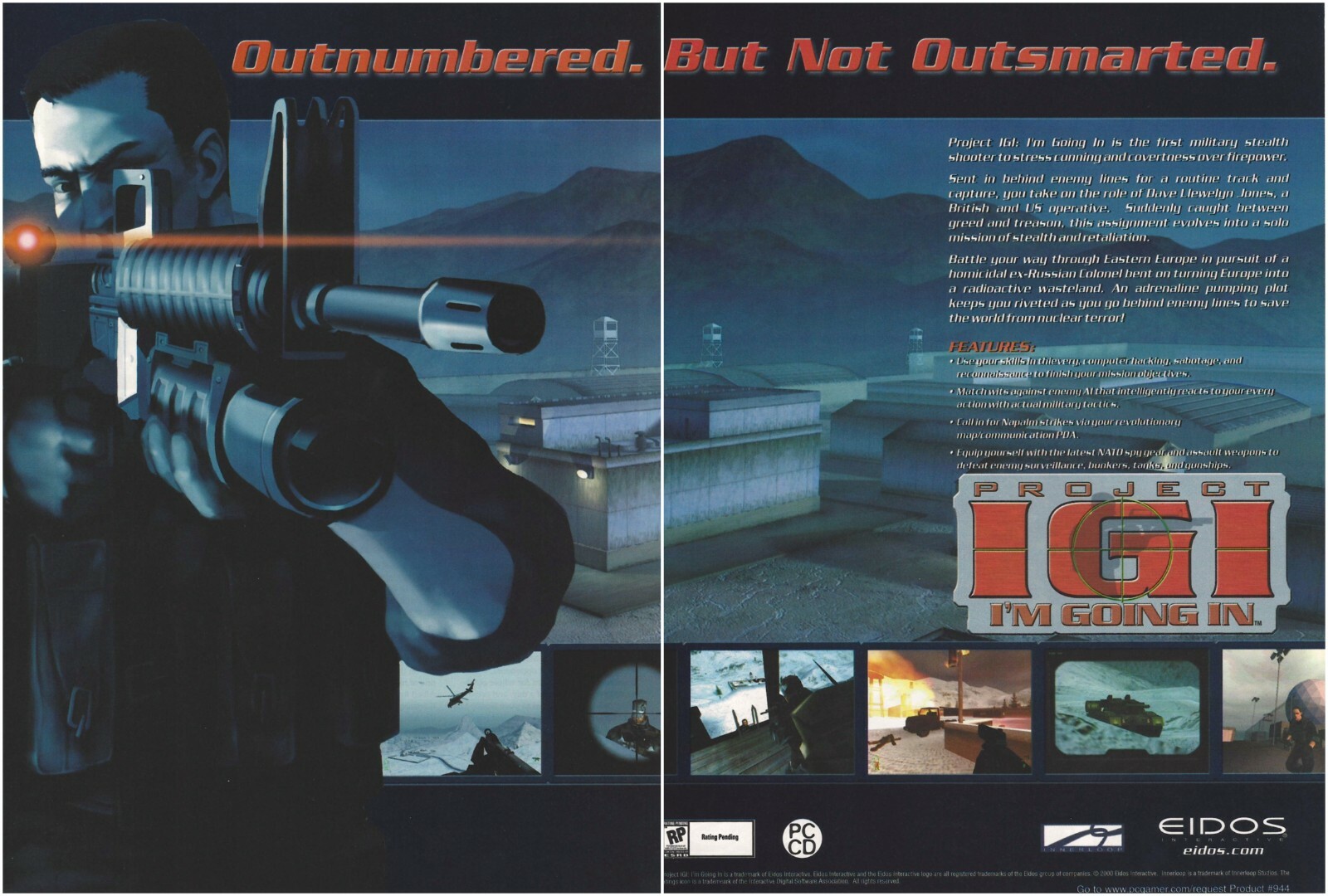 Project IGI Print Ad/Poster Art PC Big Box
