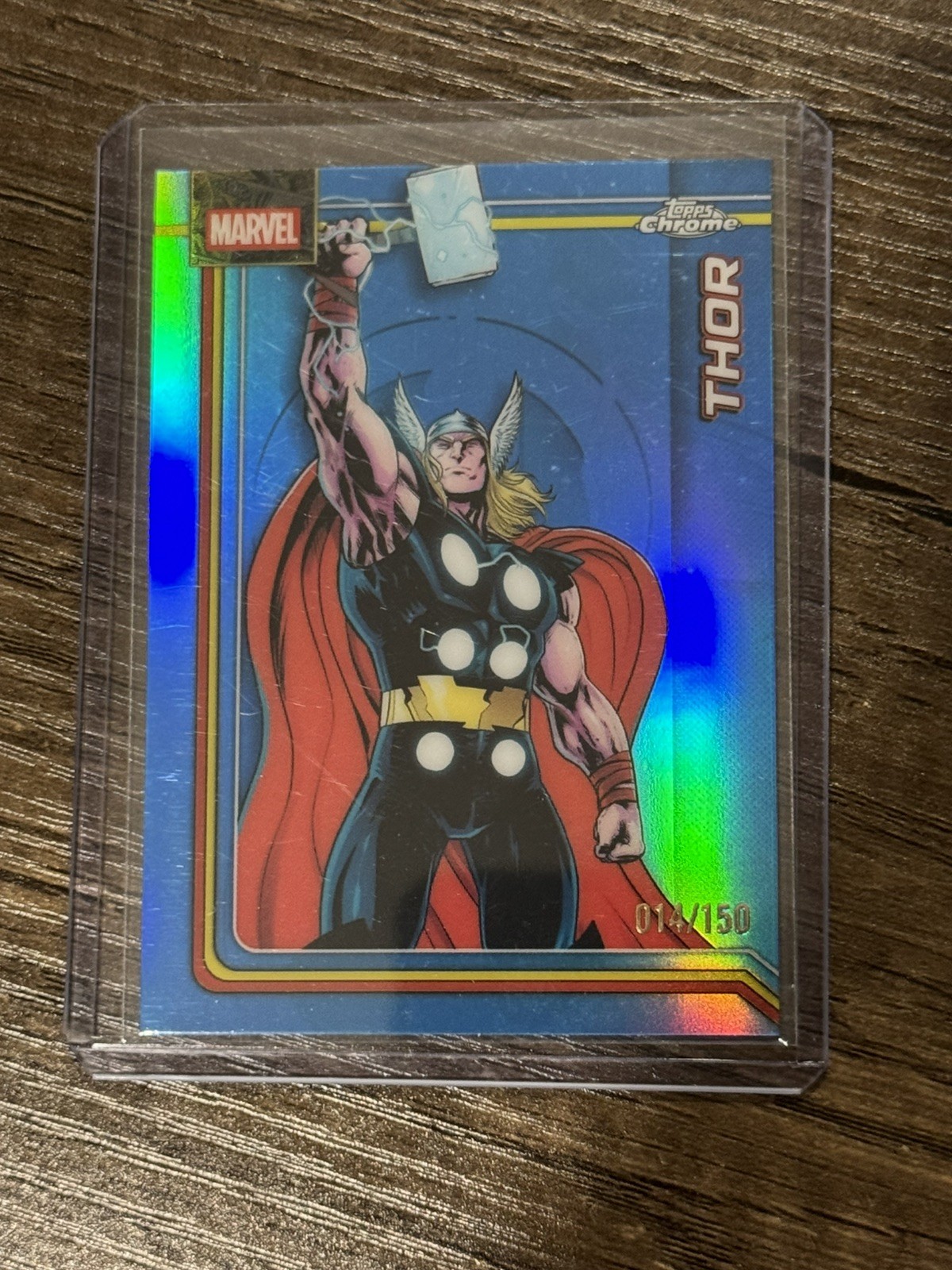 2026 Topps Chrome Marvel #177 THOR 014/150