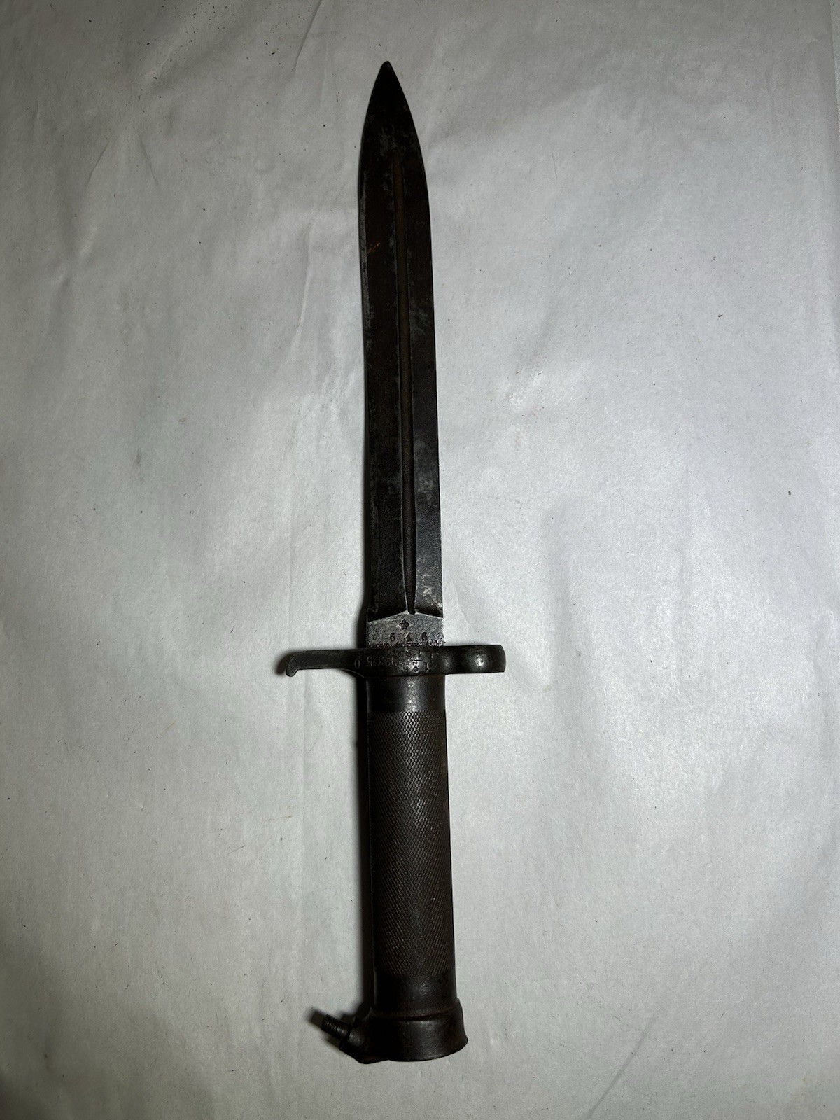 Vintage Swedish M1896 Mauser Bayonet Knife Marked Military Army Collectible