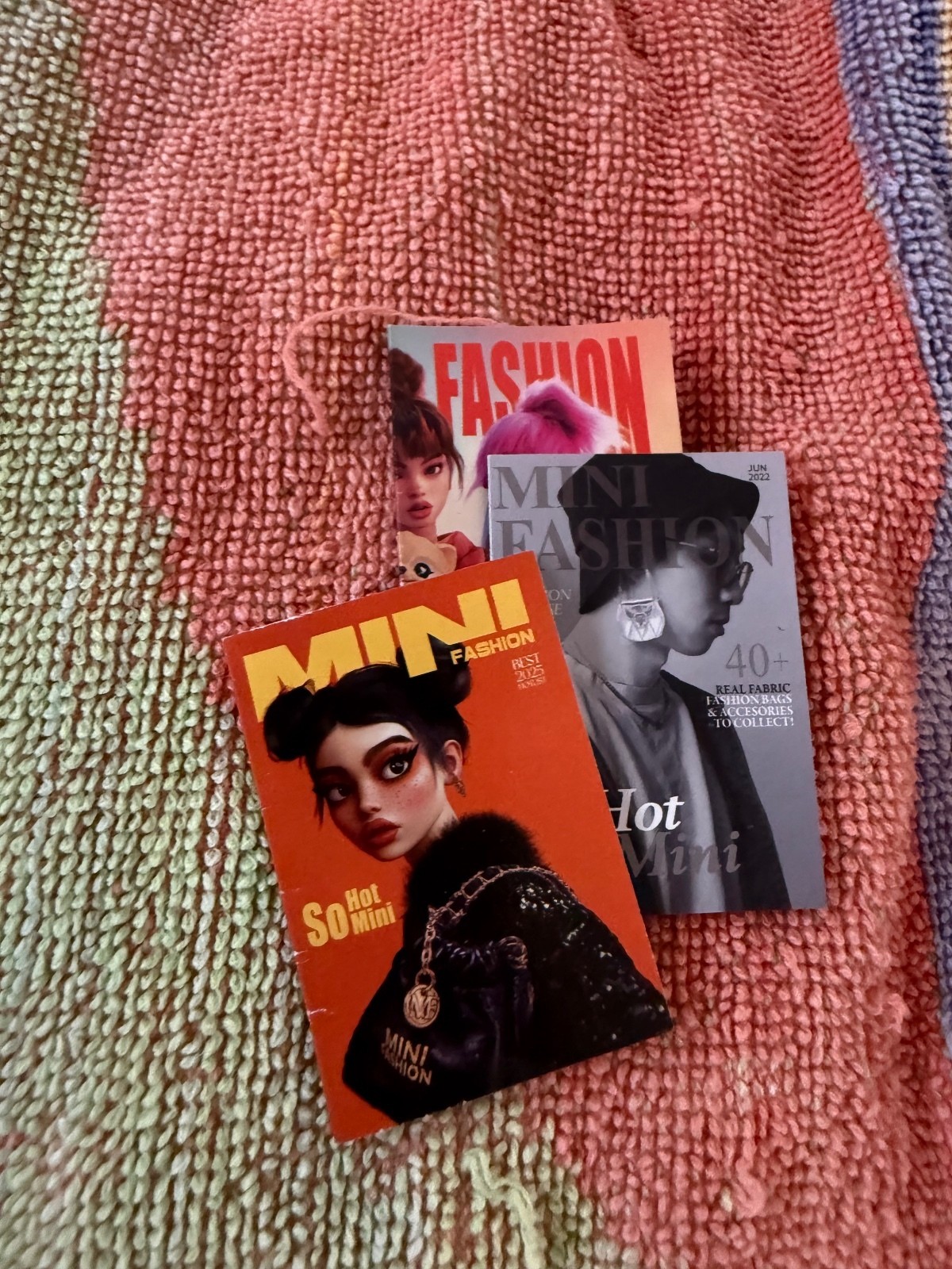 Handmade mini magazine bundle of 3