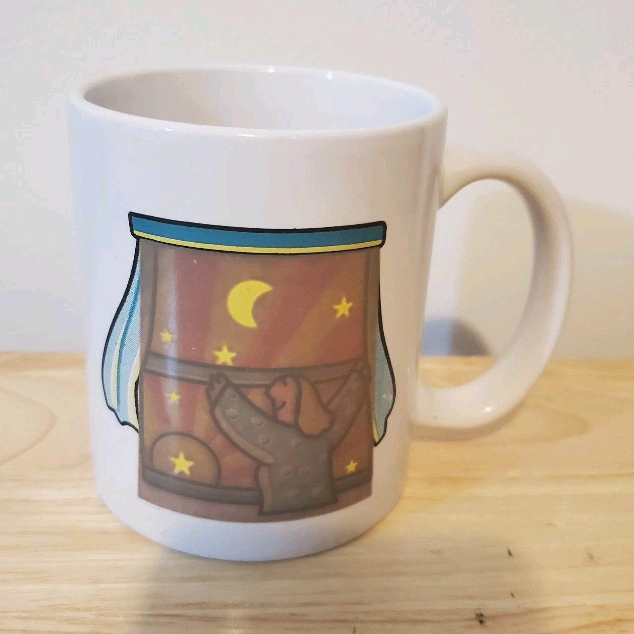 Vtg AMBIEN Pharmaceutical Rep Promo Coffee Mug HEAT CHANGING DOESN'T WORK