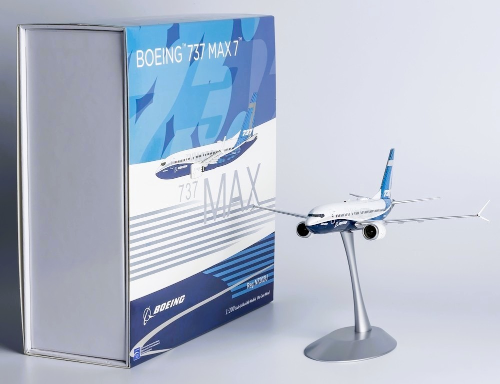 NG 91002 Boeing Company 737-Max 7 House Livery N7202U Diecast 1/200 Jet Model