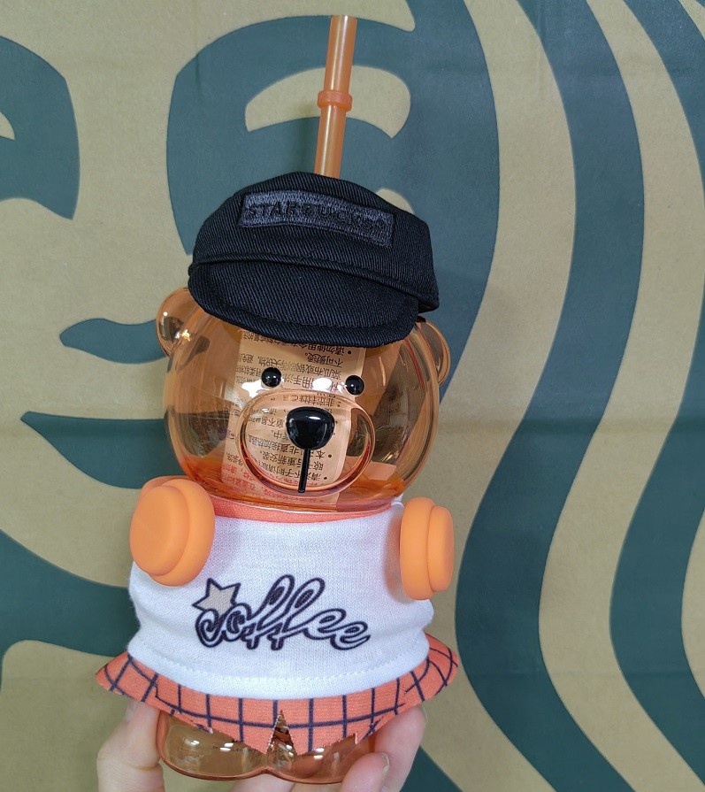 New Starbucks 2026 Shanghai Exclusive Limited Bear Manager Pop-up Store Bear Cup