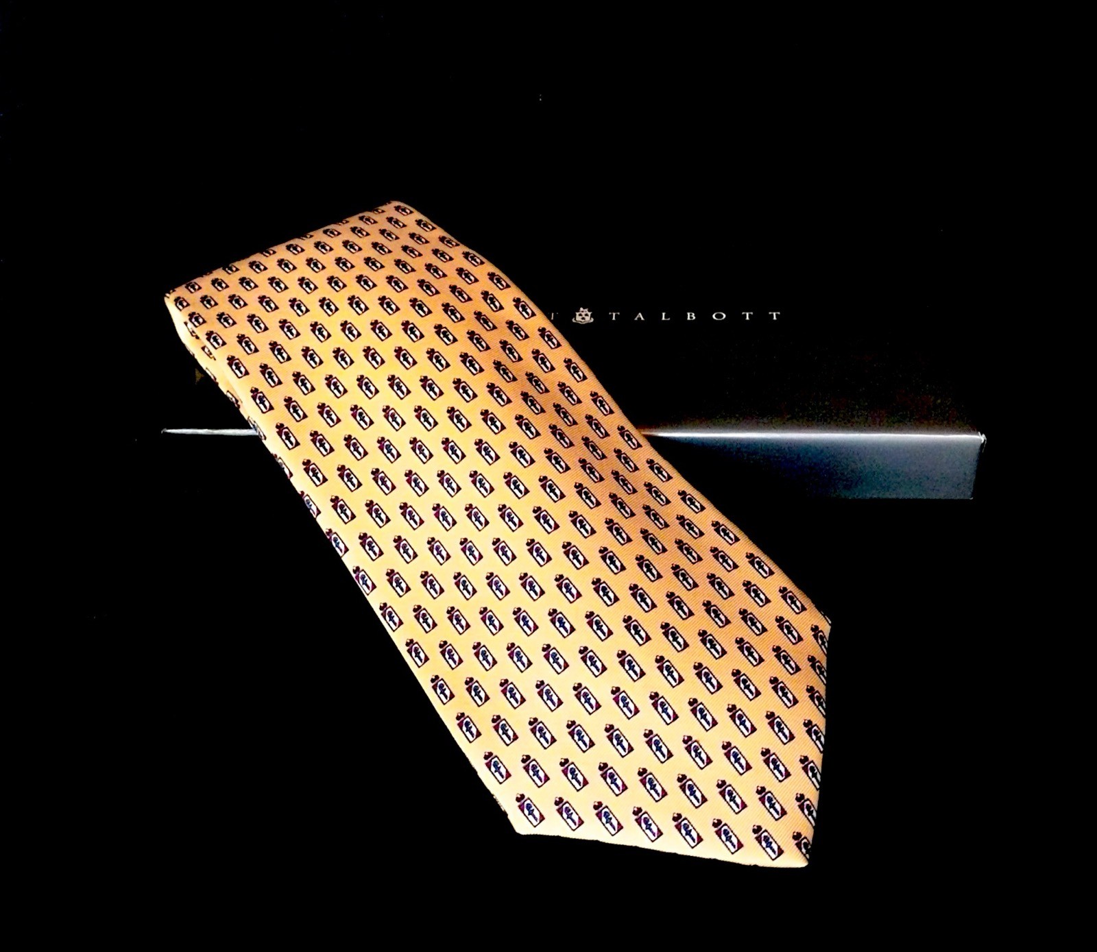 Robert Talbott Carmel RARE 2005 Pebble Beach Concours PININFARINA Tie SUPERB