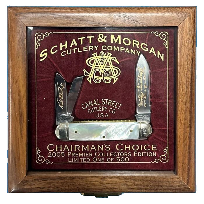 SCHATT & MORGAN / CANAL STREET CUTLERY - 2005 CHAIRMAN'S CHOICE - 500 PRODUCED