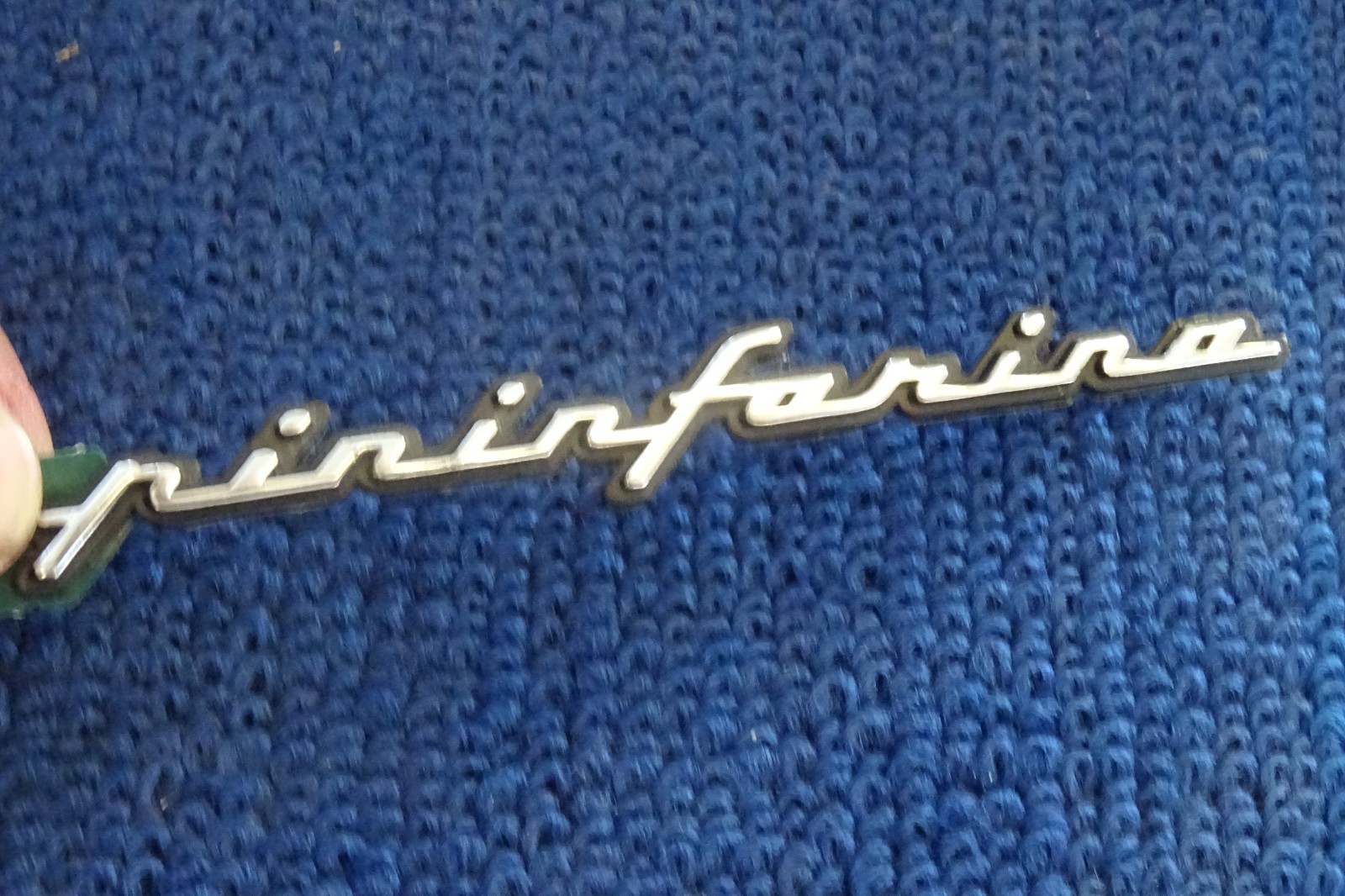 Pininfarina Fiat Coupe 16V 20V Turbo 1.8 2.0 emblem badge writing