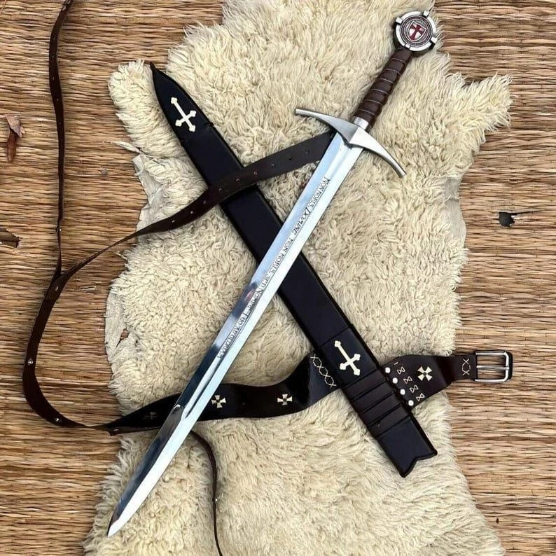 Accolade Sword Of Knights Templar Replica Medieval Crusader Templar Functional .