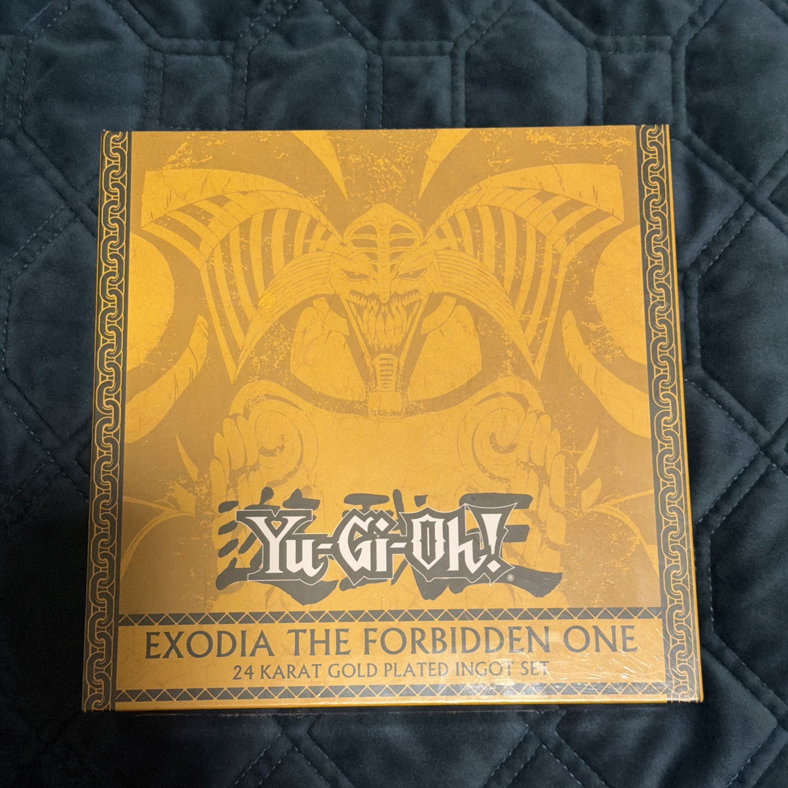 NEW Yu-Gi-Oh Exodia The Forbidden One Limited 24K Gold Plated Ingot Set YuGiOh
