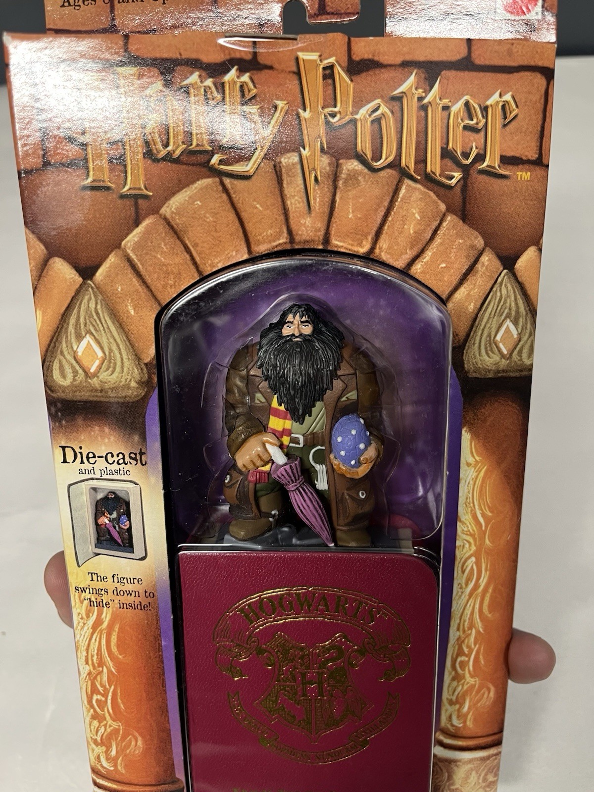 NEW - Vintage 2000 Mattel Harry Potter Hagrid Volume III Die-Cast Figure 