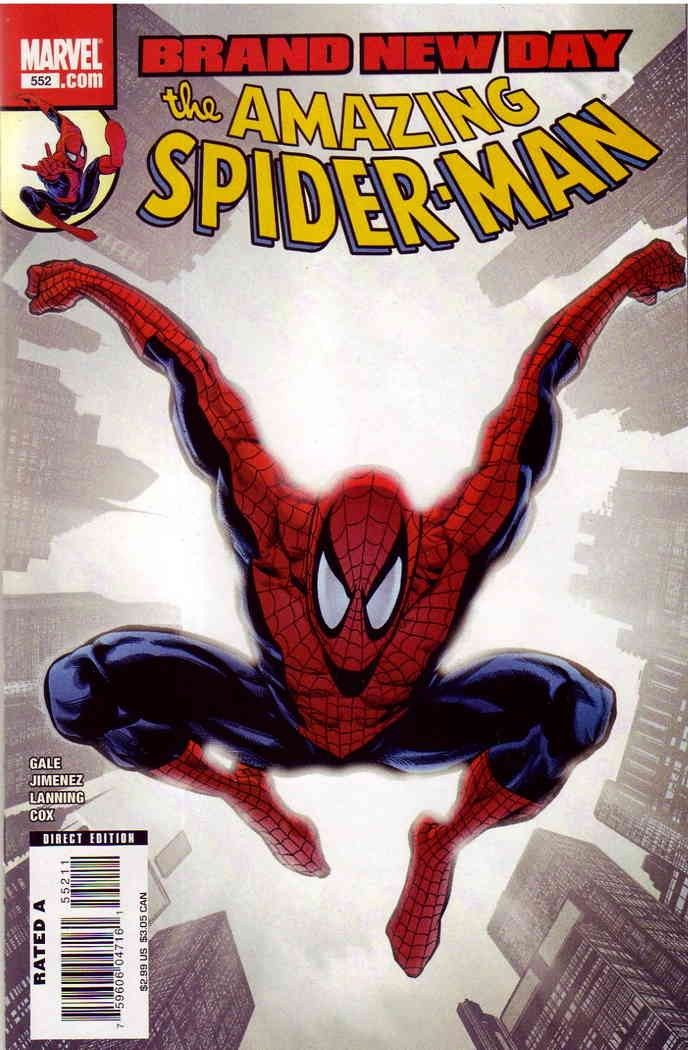 Amazing Spider-Man, The #552 VF/NM; Marvel | Bob Gale Brand New Day - w/Bag+Boar