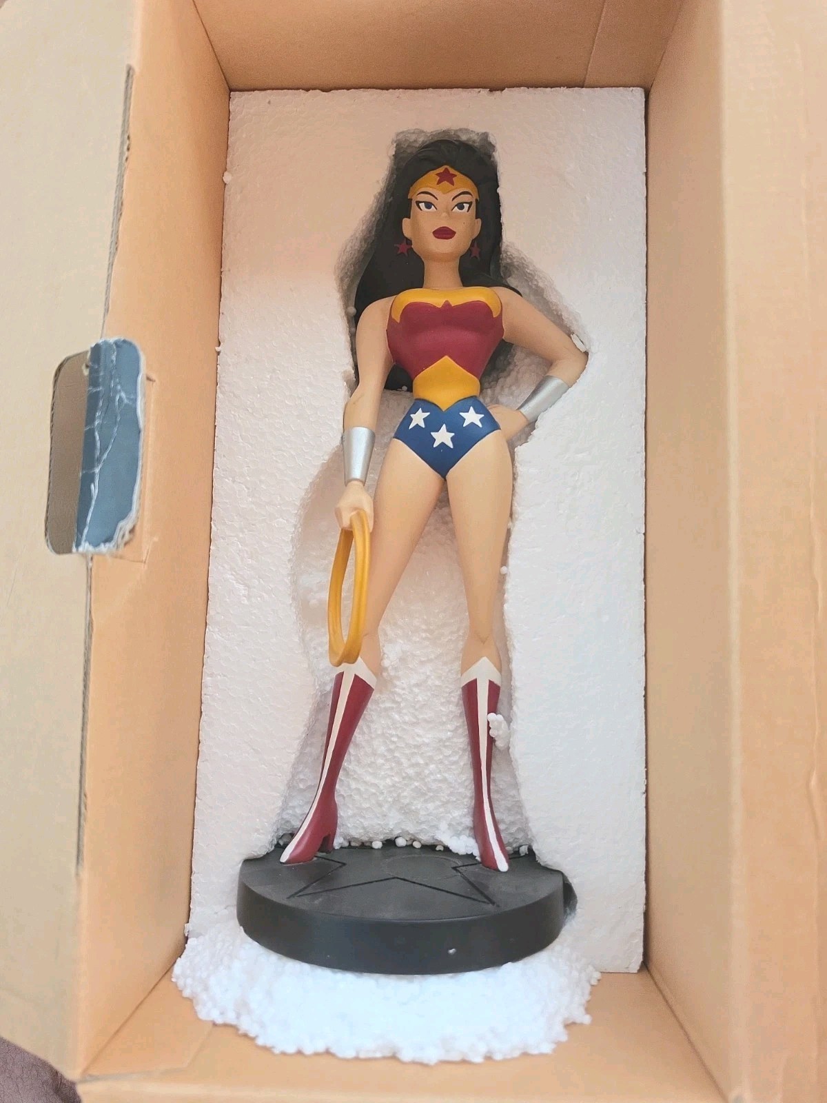 WB Animated WONDER WOMAN Maquette Statue #1805/2500 Bruce Timm JLA