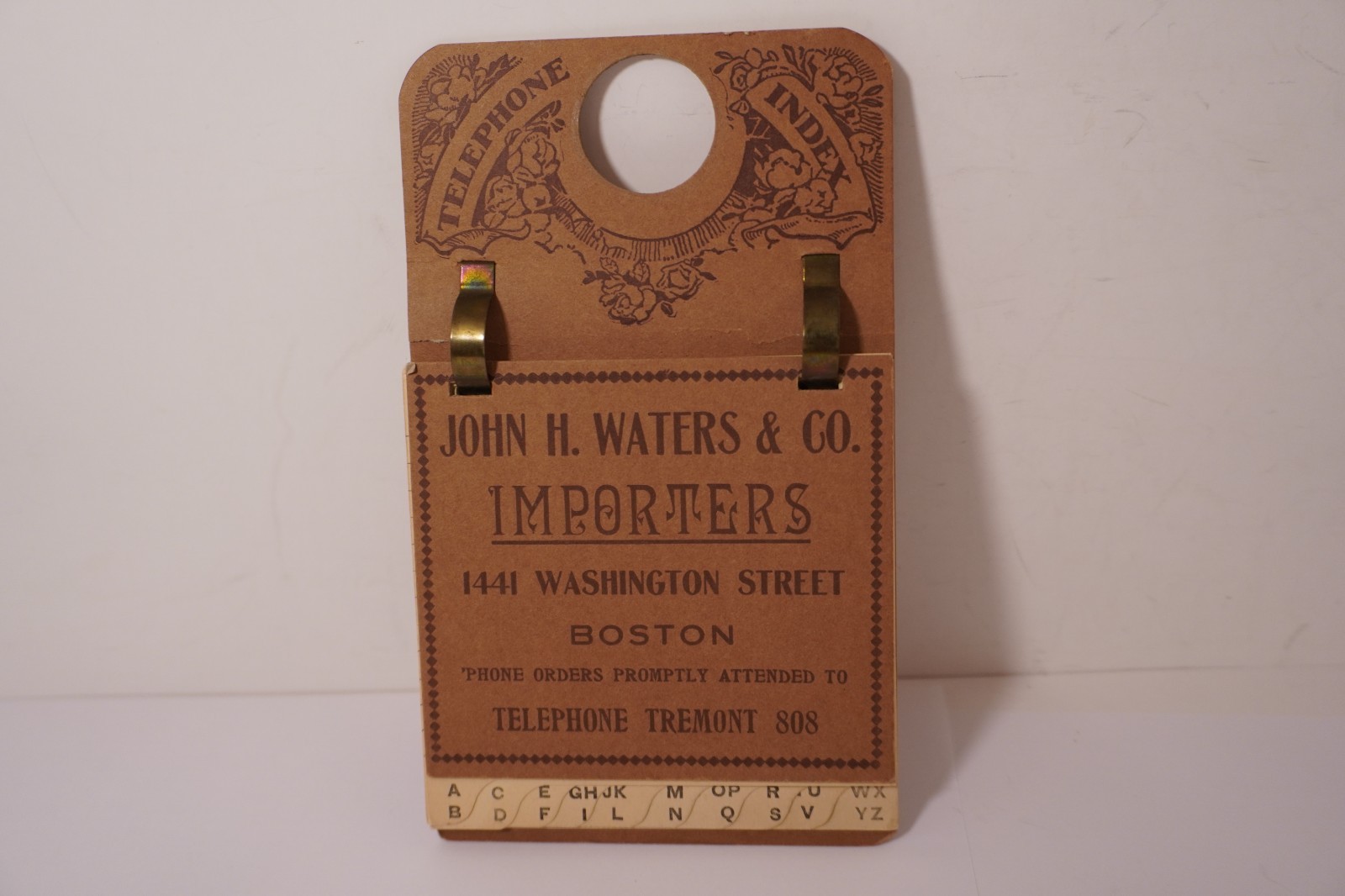 Scarce & Original Candlestick Attachment Directory with minor damage