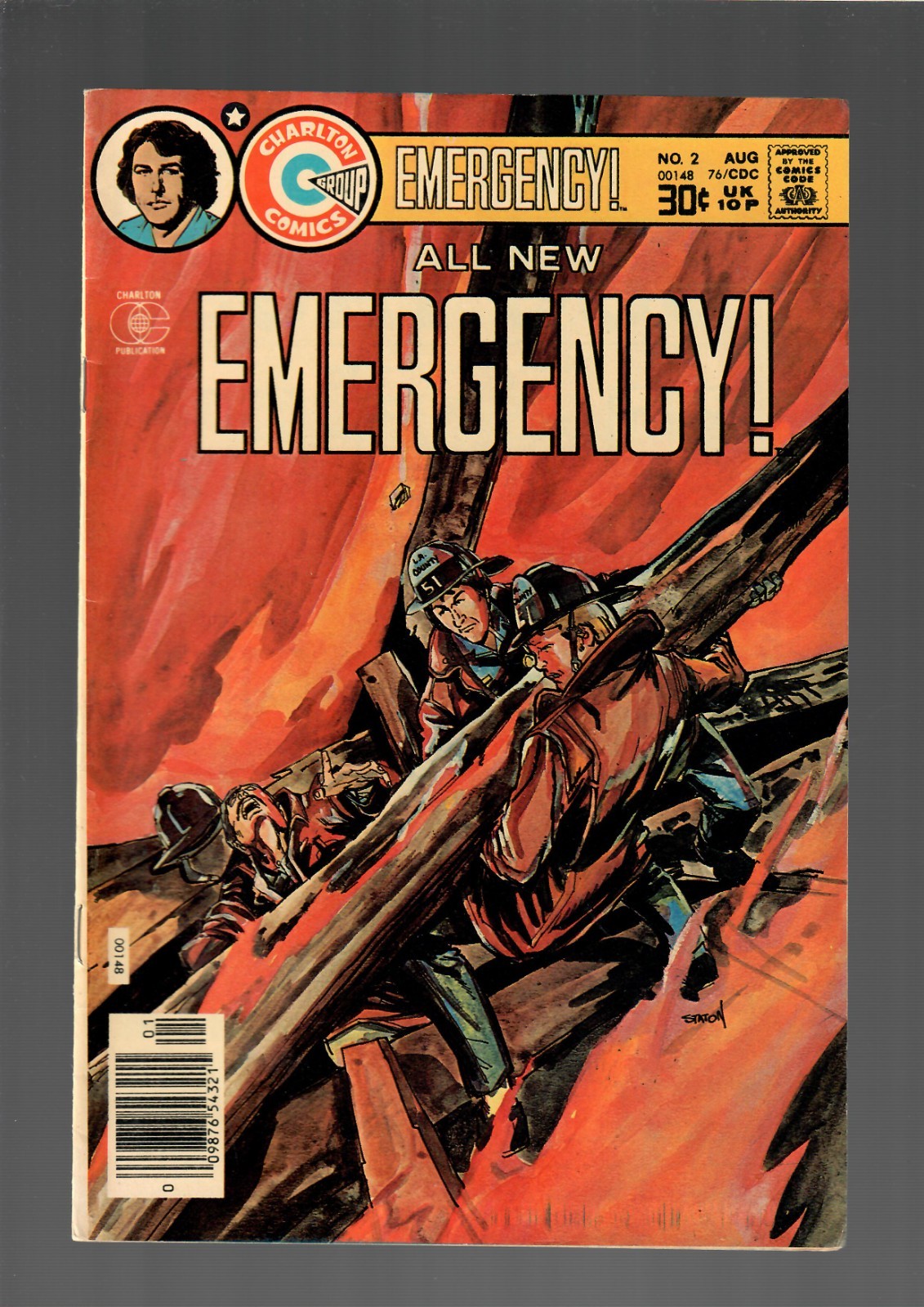 1976 Charlton Emergency #2 FN/VF 7.0 Comic Book