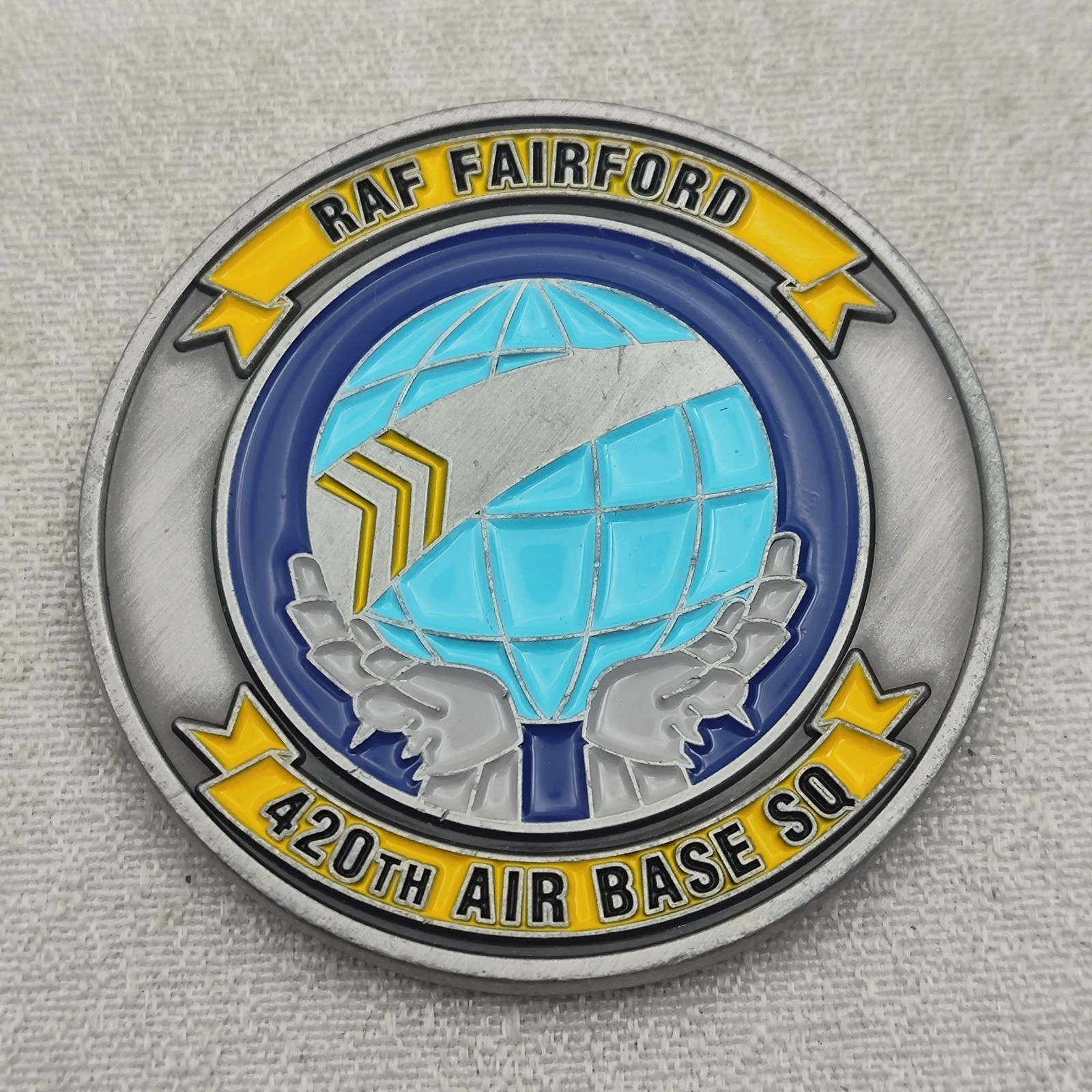 USAF 420th Air Base Sq RAF Fairford Challenge Coin