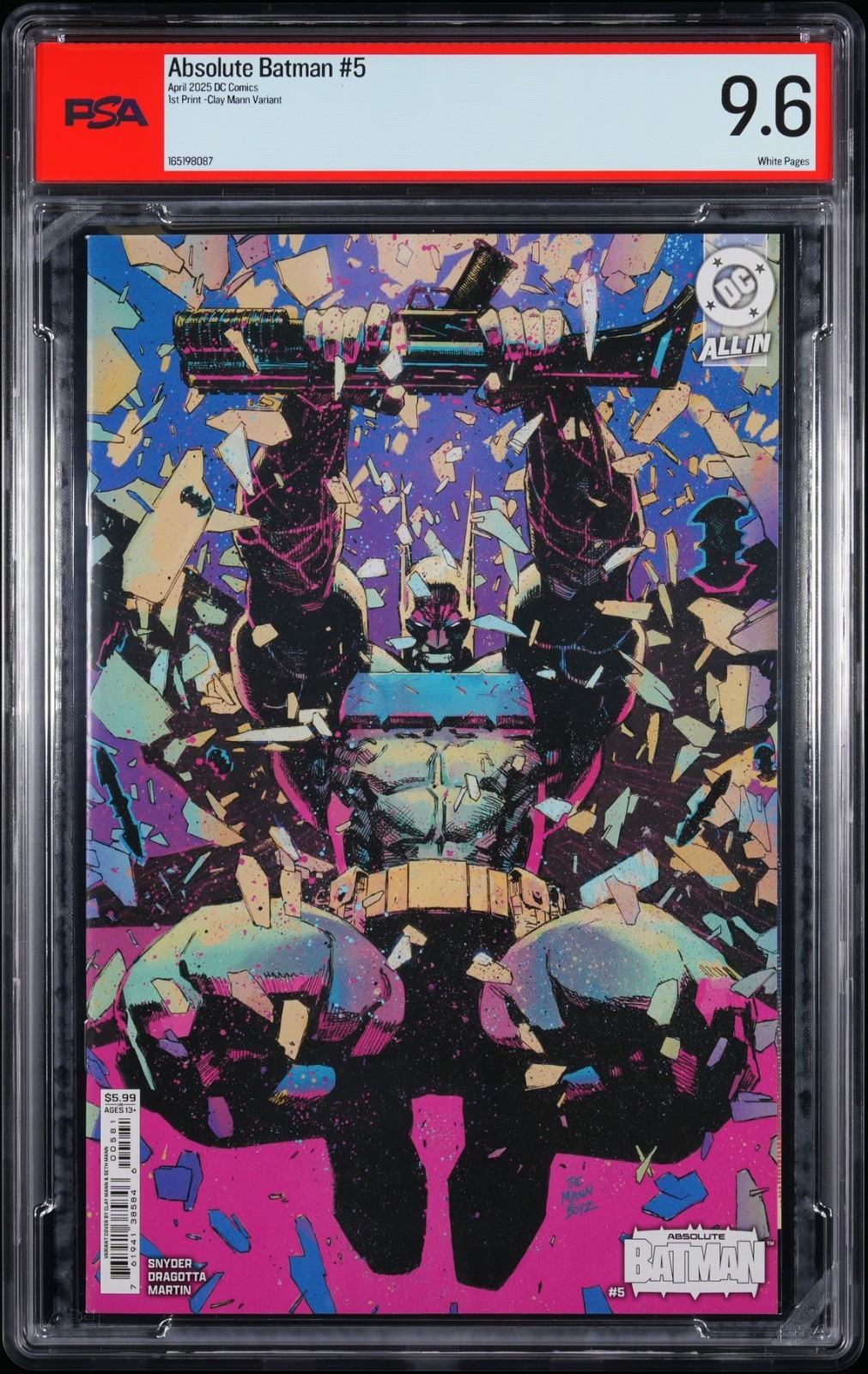 Absolute Batman #5 PSA 9.6 Clay Mann Variant 2025