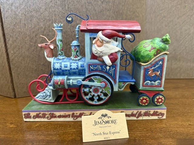 Jim Shore  2008 Heartwood Creek North Star Express Santa Claus Train Engine ONLY