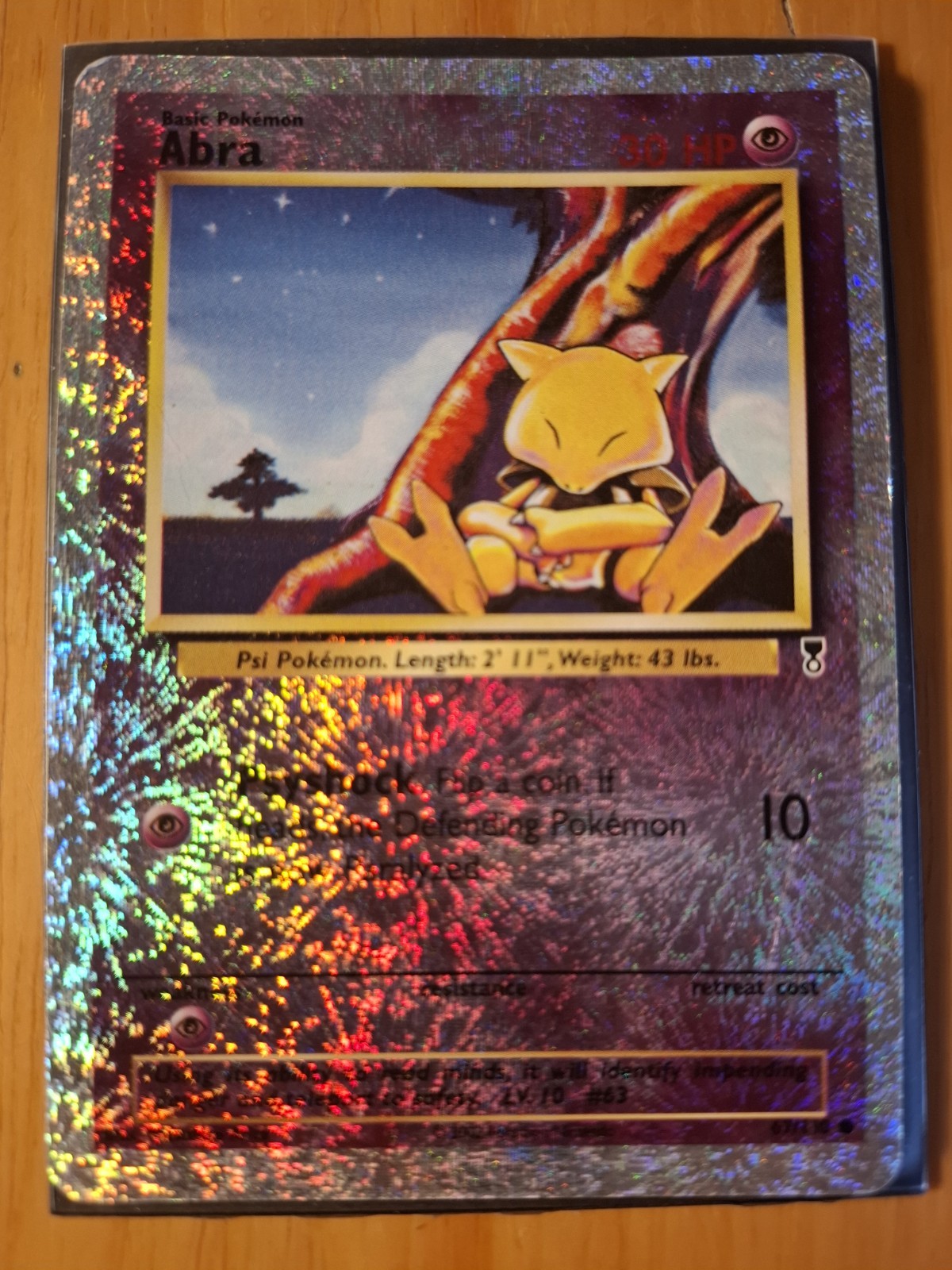 Pokemon - Abra Legendary Collection - Reverse Holo