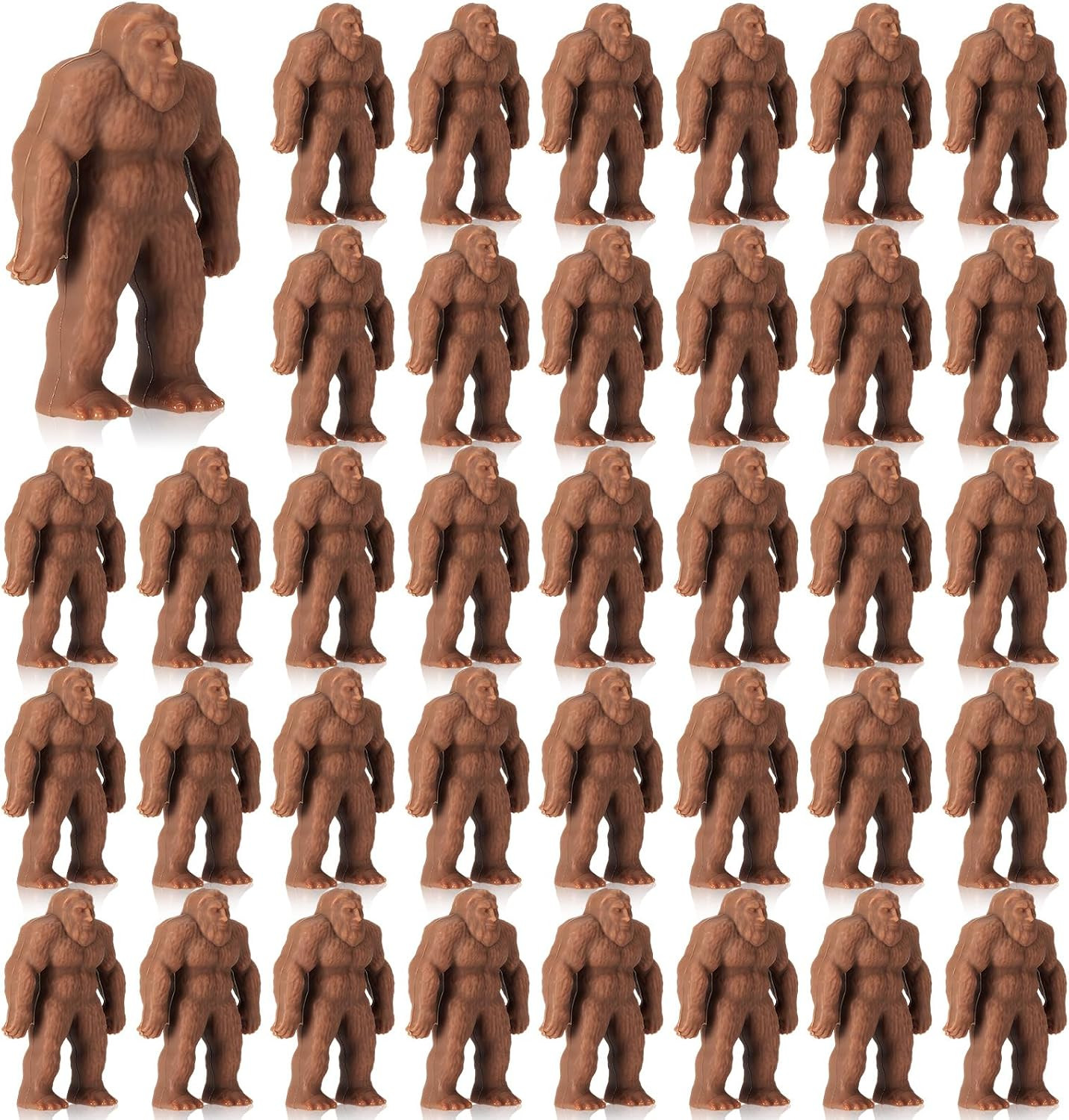 Mini Bigfoot Figurines Gifts Little Sasquatch Bulk, 36 Pcs