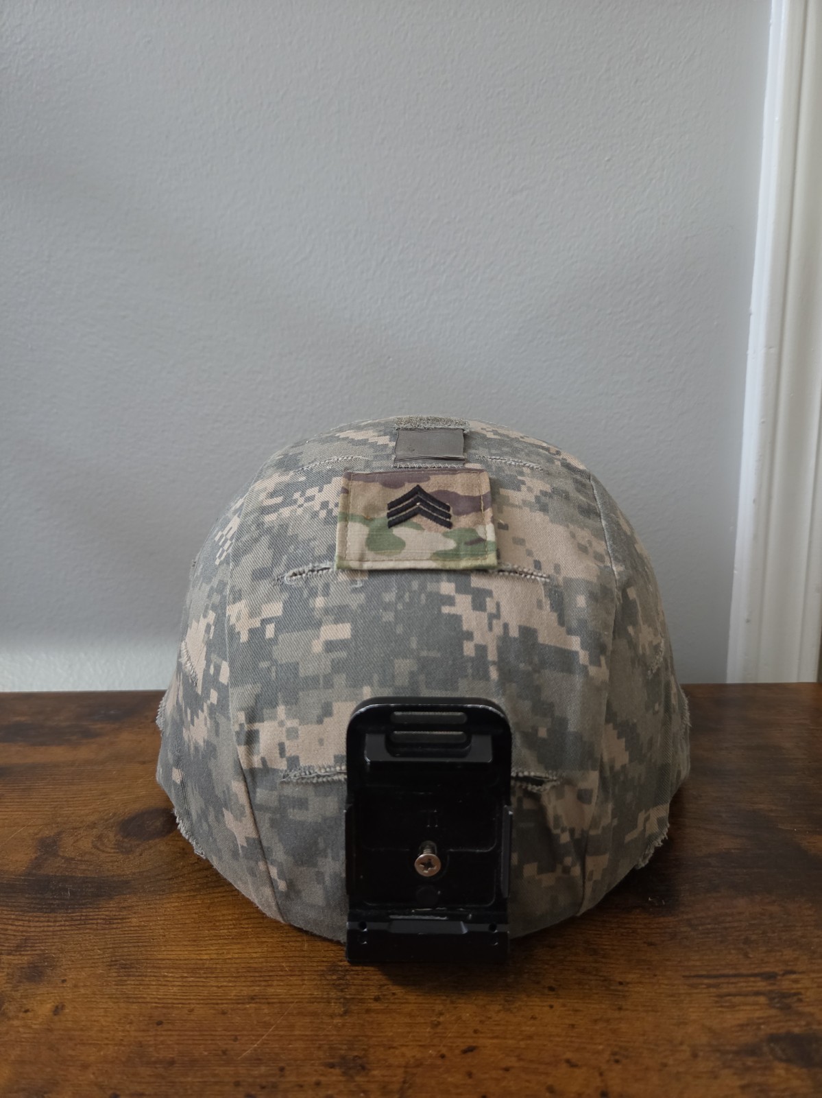US Military USGI Revision ACH Ballistic Helmet W NVG Mount & Digital Camo Sz Med