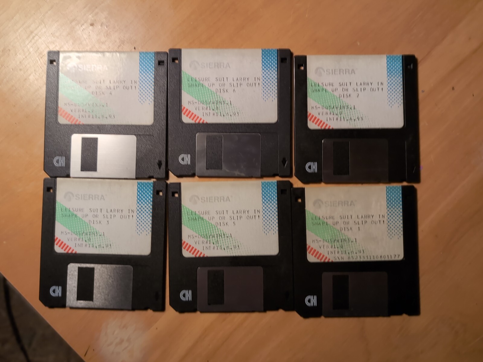 Leisure Suit Larry In Shape Up Or Ship Out - Version 1.0 on Hard Disks MS-DOS