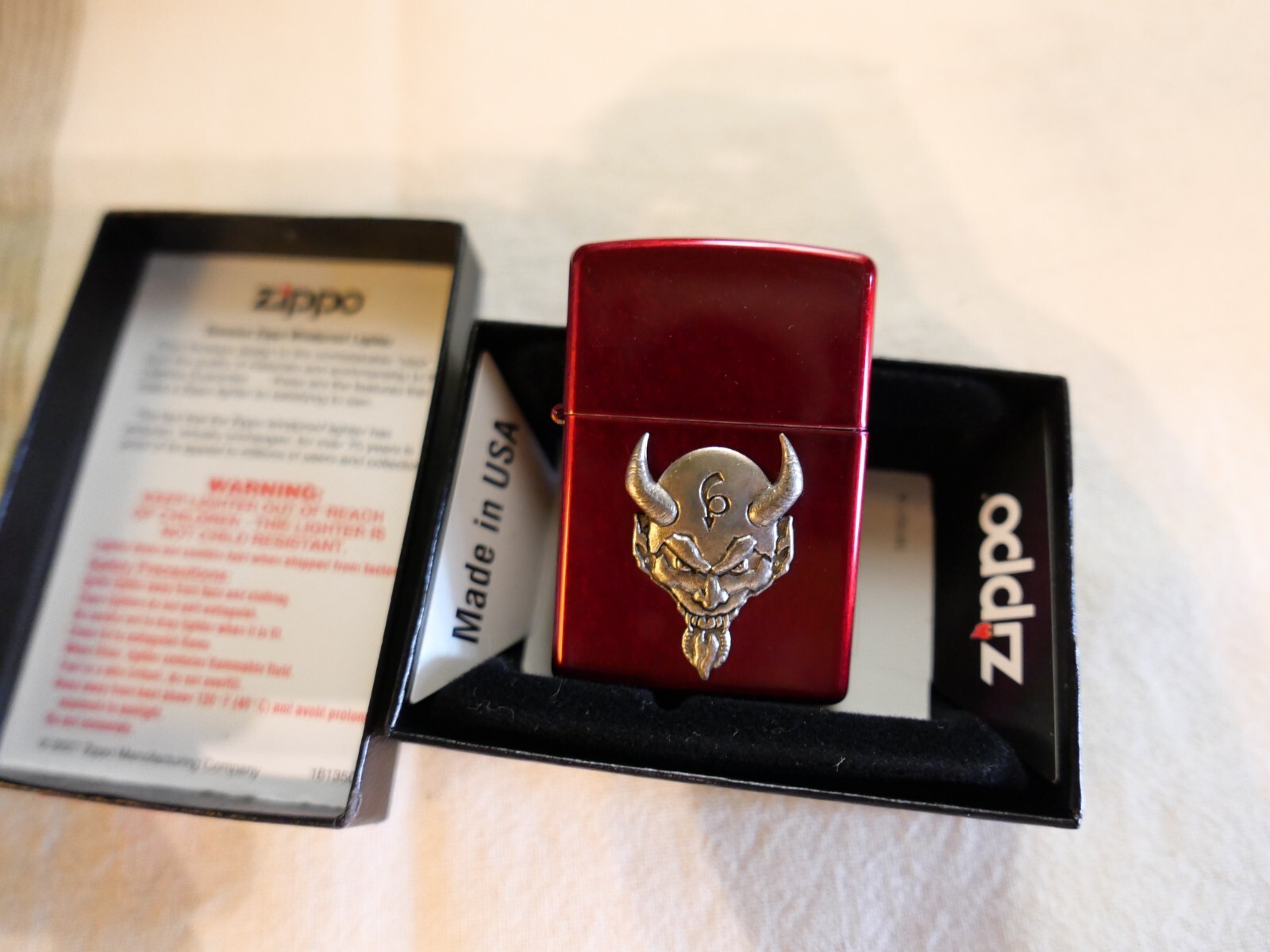 ZIPPO EL DIABLO EMBLEM LIGHTER 2009