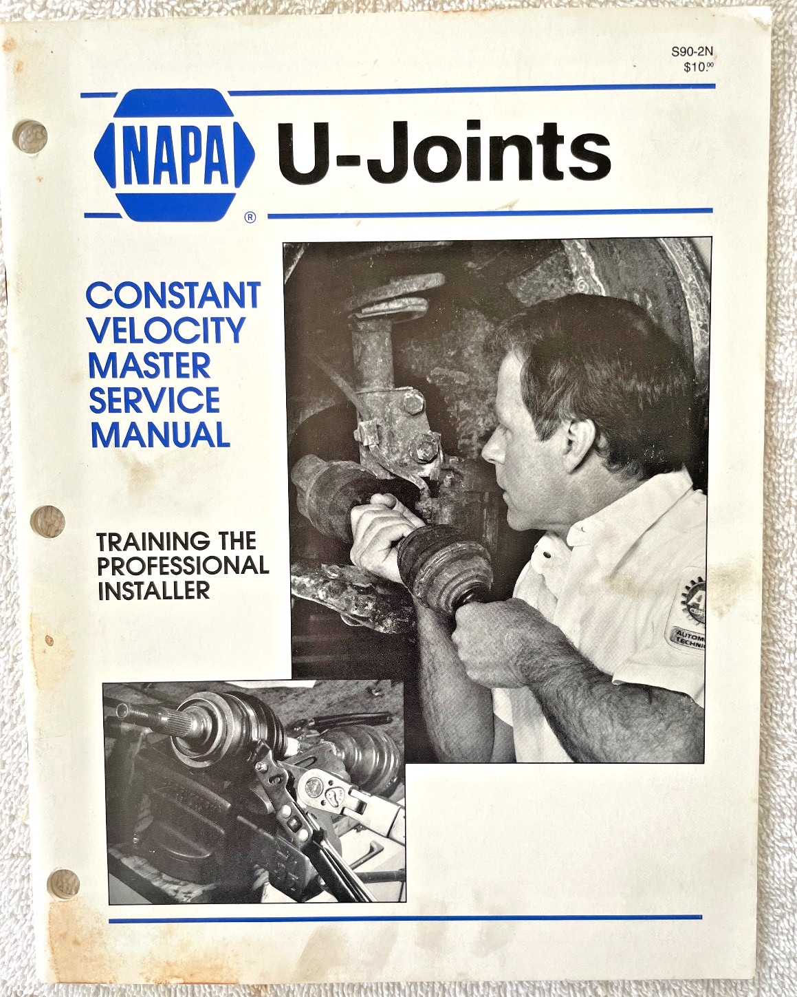 VTG 1990 NAPA U-Joints Constant Velocity Shop Service Manual Professional Book