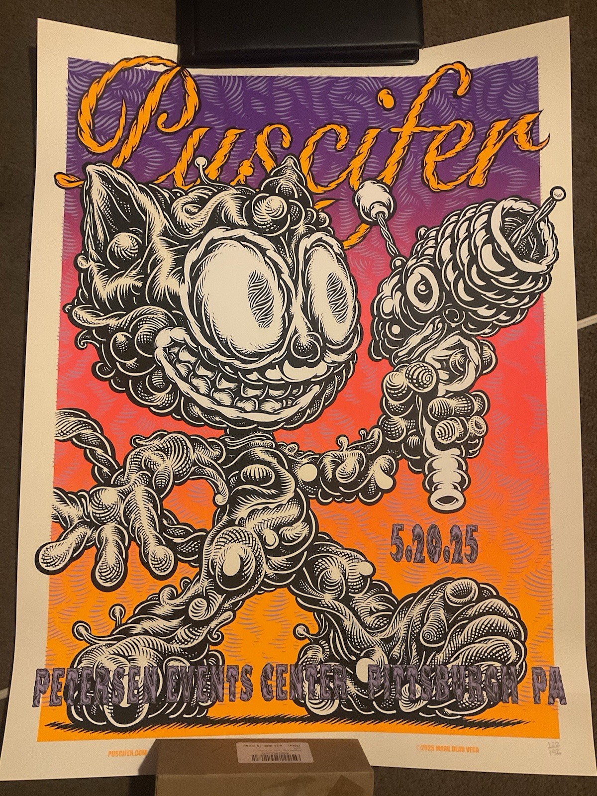 Puscifer Lithograph 122/156 Limited Print Pittsburgh 5/20/25