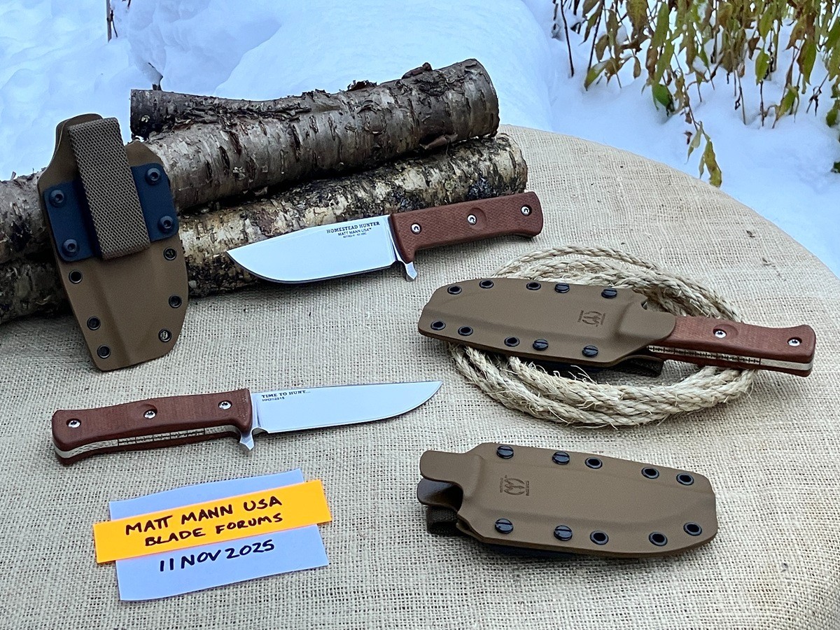 Homestead Hunter™ Ultimate EDC Fixed Blade Hunting Knife by Matt Mann USA