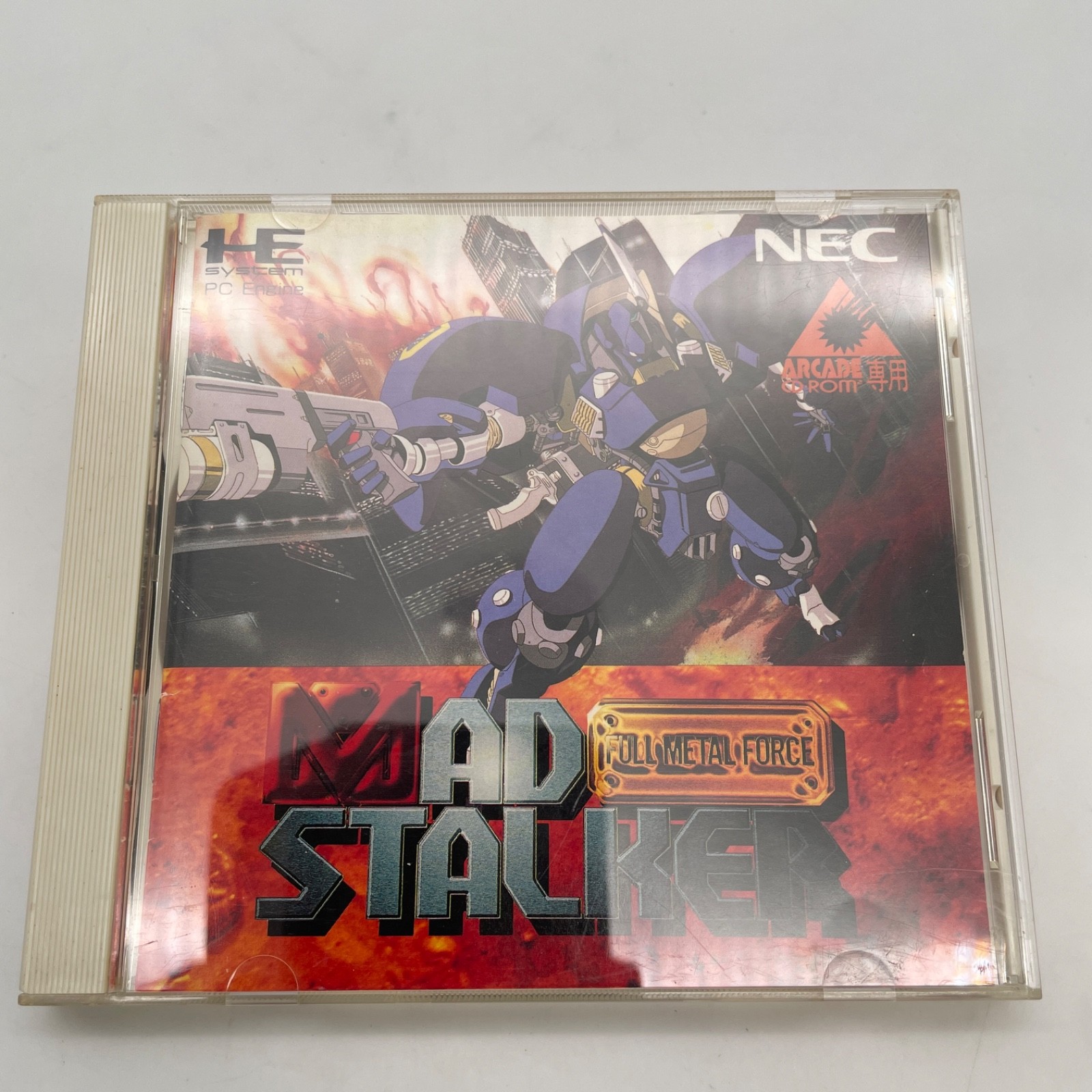 PC Engine MAD STALKER Full Metal Force CD-ROM NEC Japan Import Game