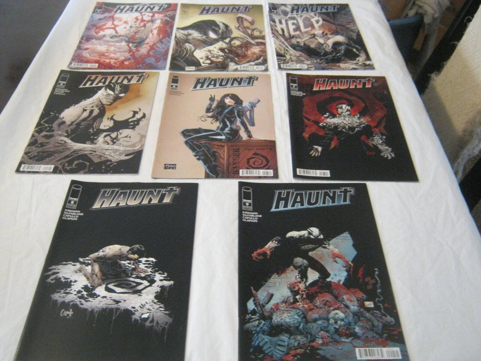 IMAGE COMICS 2009-10 FIRST PRINT HAUNT SET OF 8:  #\'S 2-9 LOW PRINT RARE