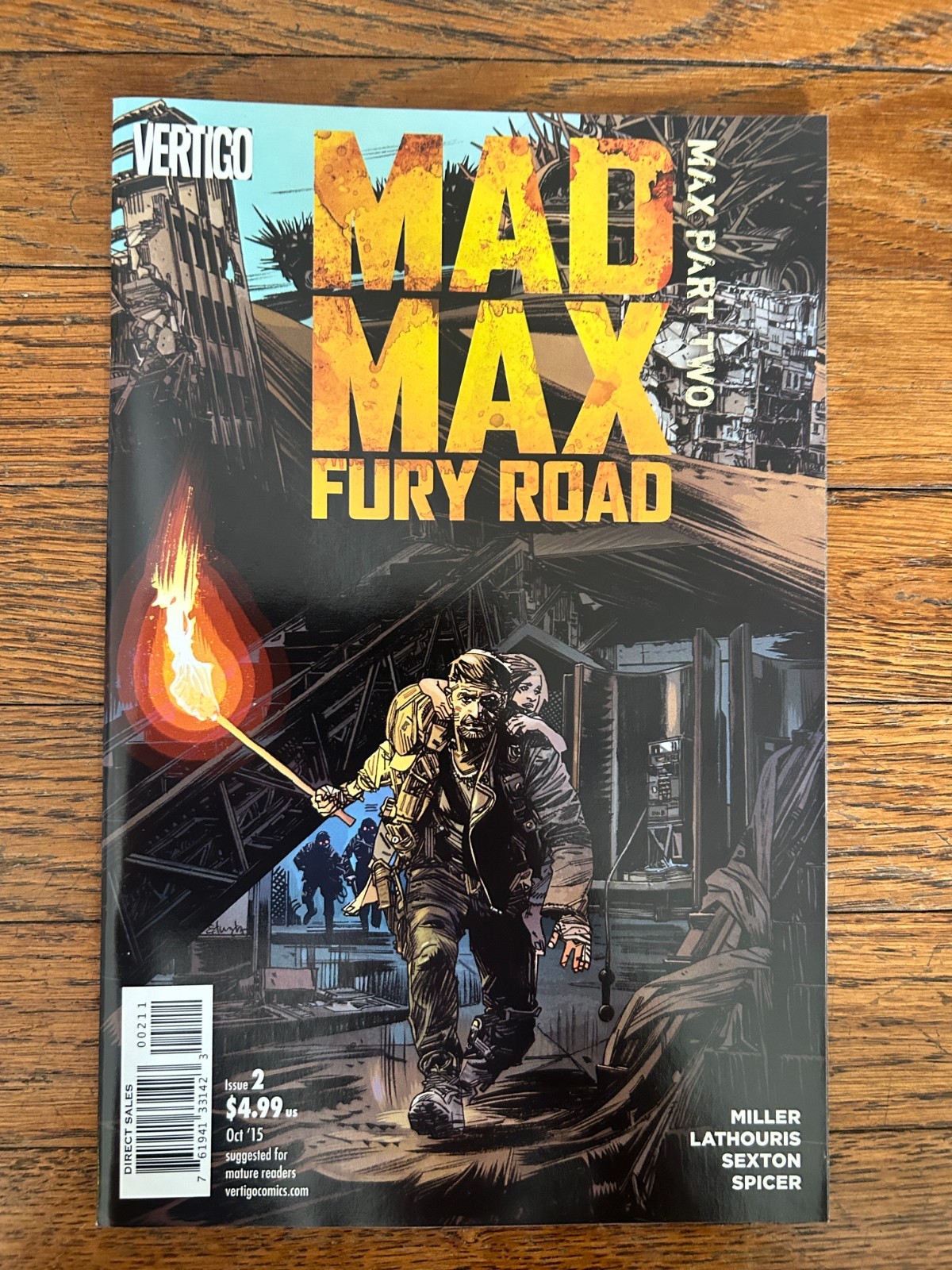 MAD MAX FURY ROAD 2 NM George Miller Furiosa Tommy Lee Edwards Vertigo DC Comics