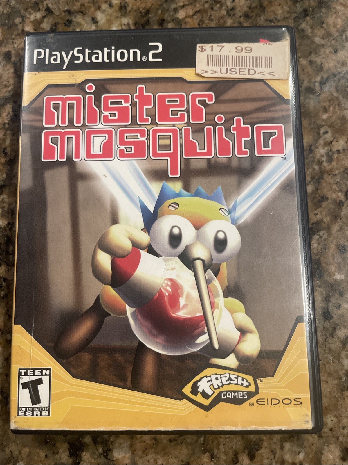 PS2 Mister Mosquito - Complete With Case  And Manual - Very Good Condition