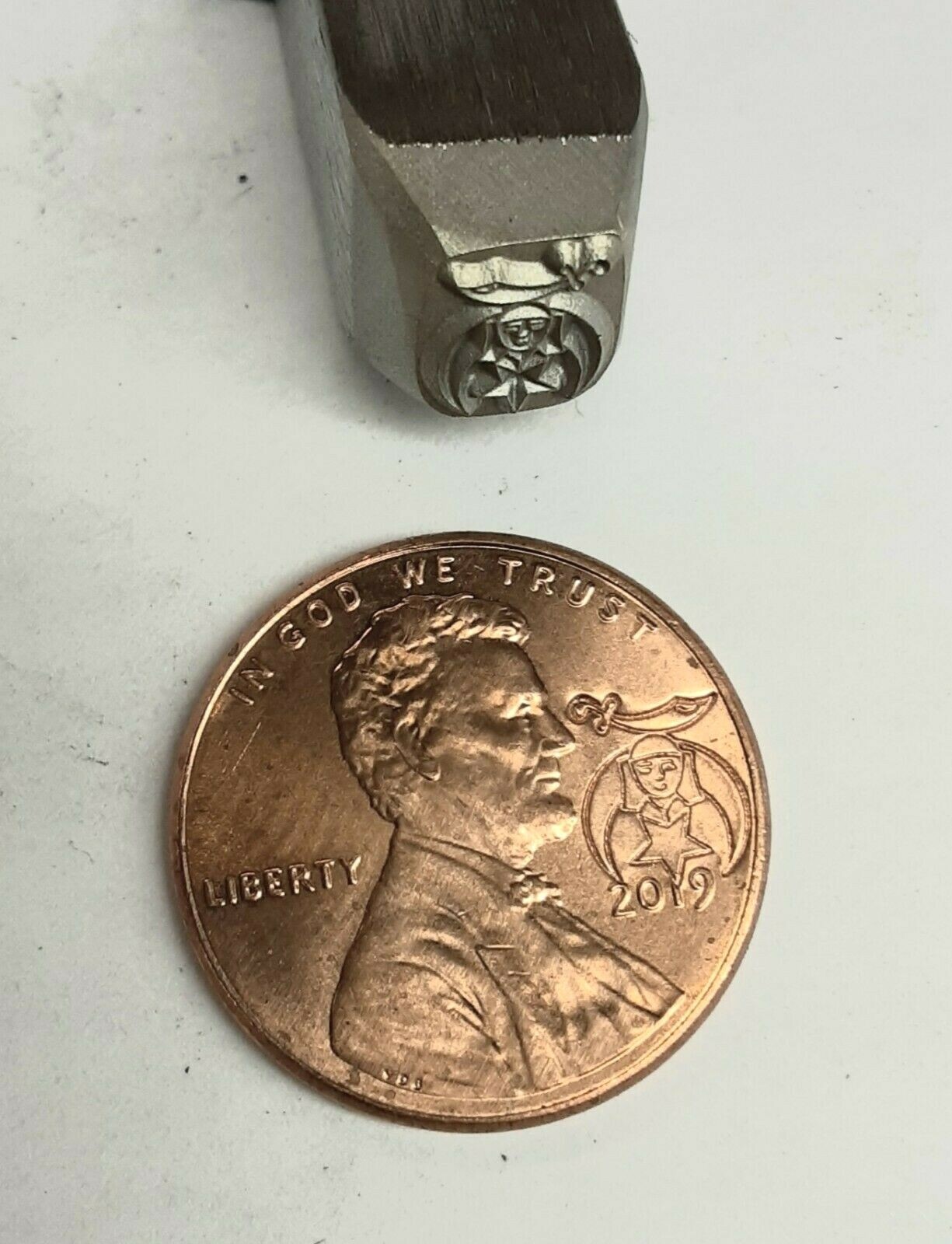 EverStamp Shriners Penny Punch Stamping Tool Collectable Keepsakes Fundraising