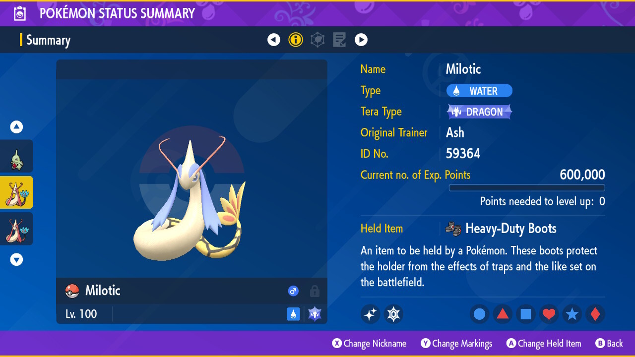 Pokemon Scarlet and Violet ⚡ Milotic⚡6iv All Forms Home
