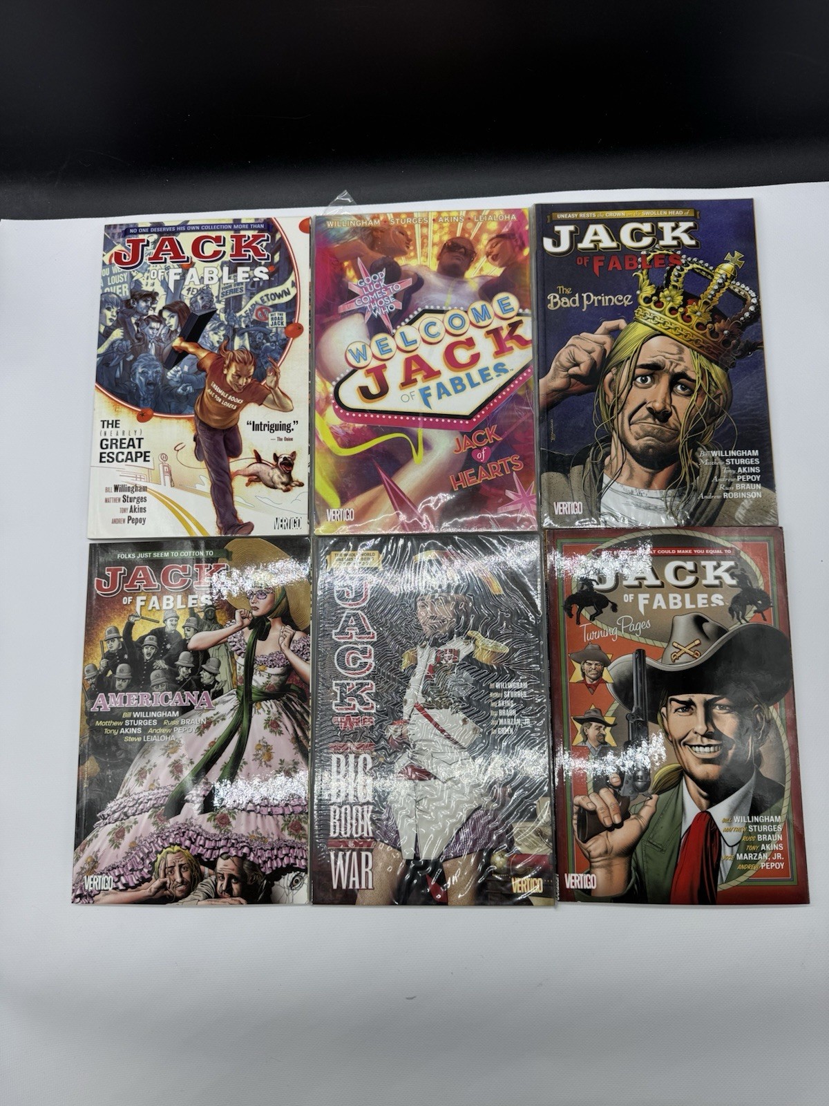 Jack of Fables Vol 1-6 Complete Set TPB DC Vertigo Bill Willingham 2007-2009