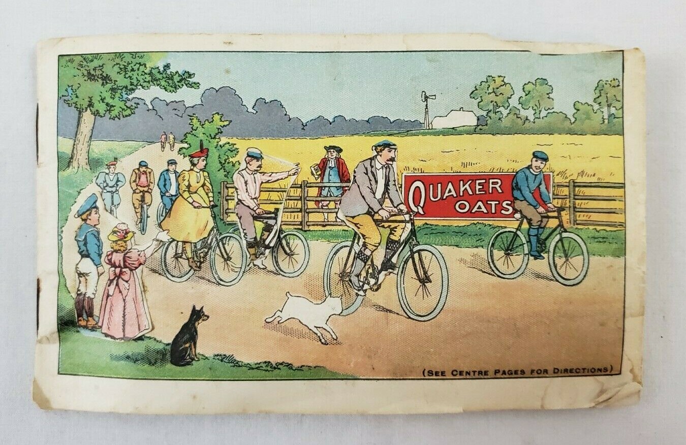 VINTAGE Quaker Oats Sticker /Stamp Activity Book