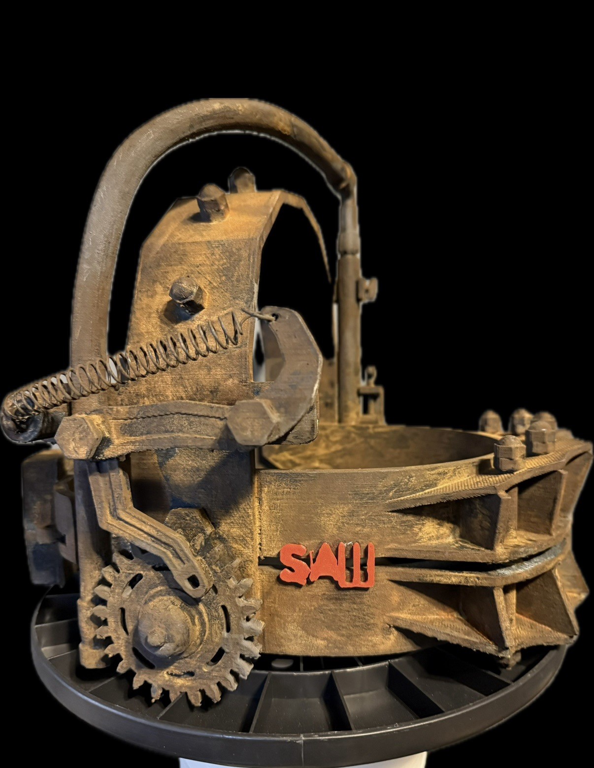 SAW Reverse Bear Trap Prop Replica Reproduction Movie Display Piece - 50% scale